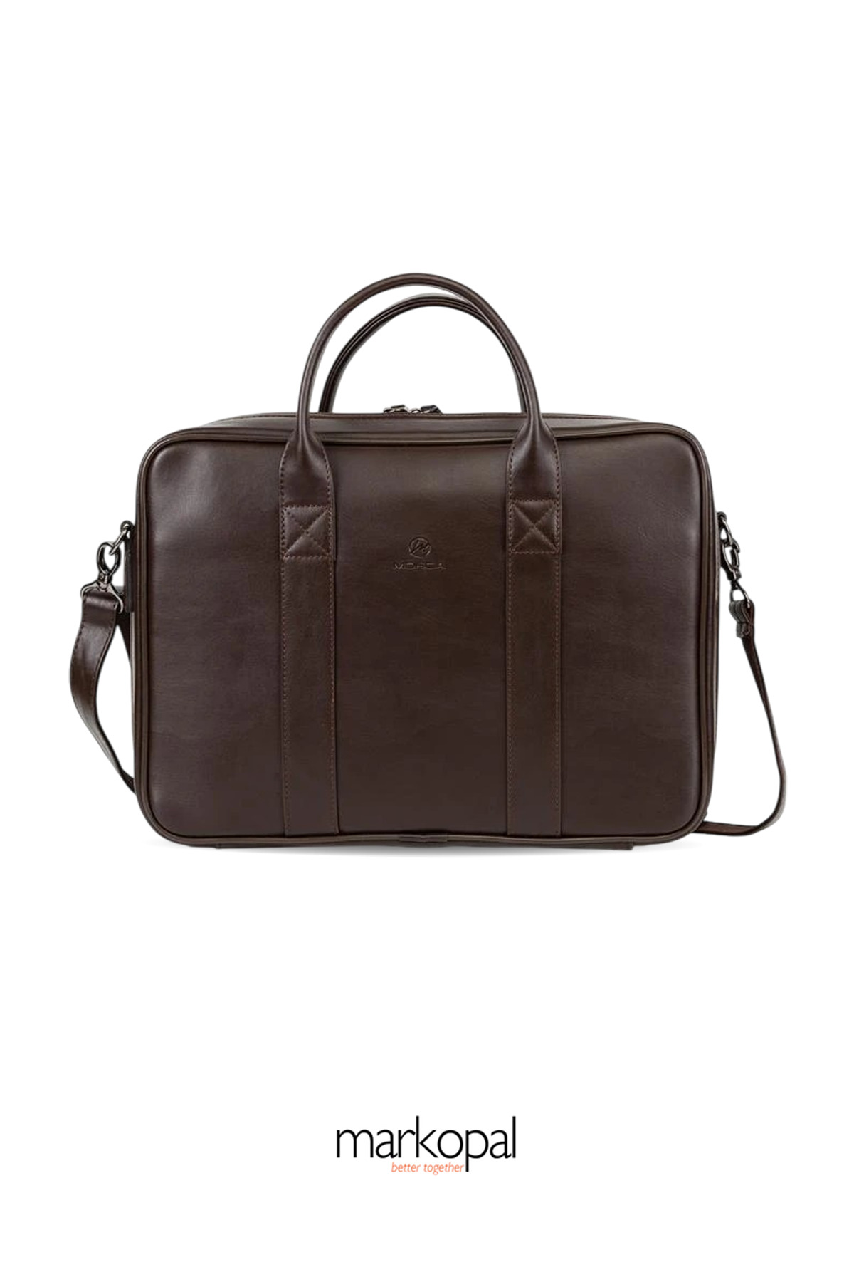 MORCA  Unisex Macbook Organizer Laptop Evrak Çantası 13" & 14" Inç S2054-1 Kahverengi