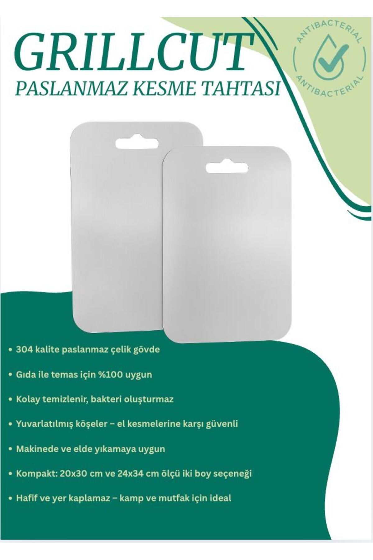 BackGrill CleanCut - paslanmaz çelik, Gıda ile temasa uygundur, kolay temizlenir, Antibakteriyel
