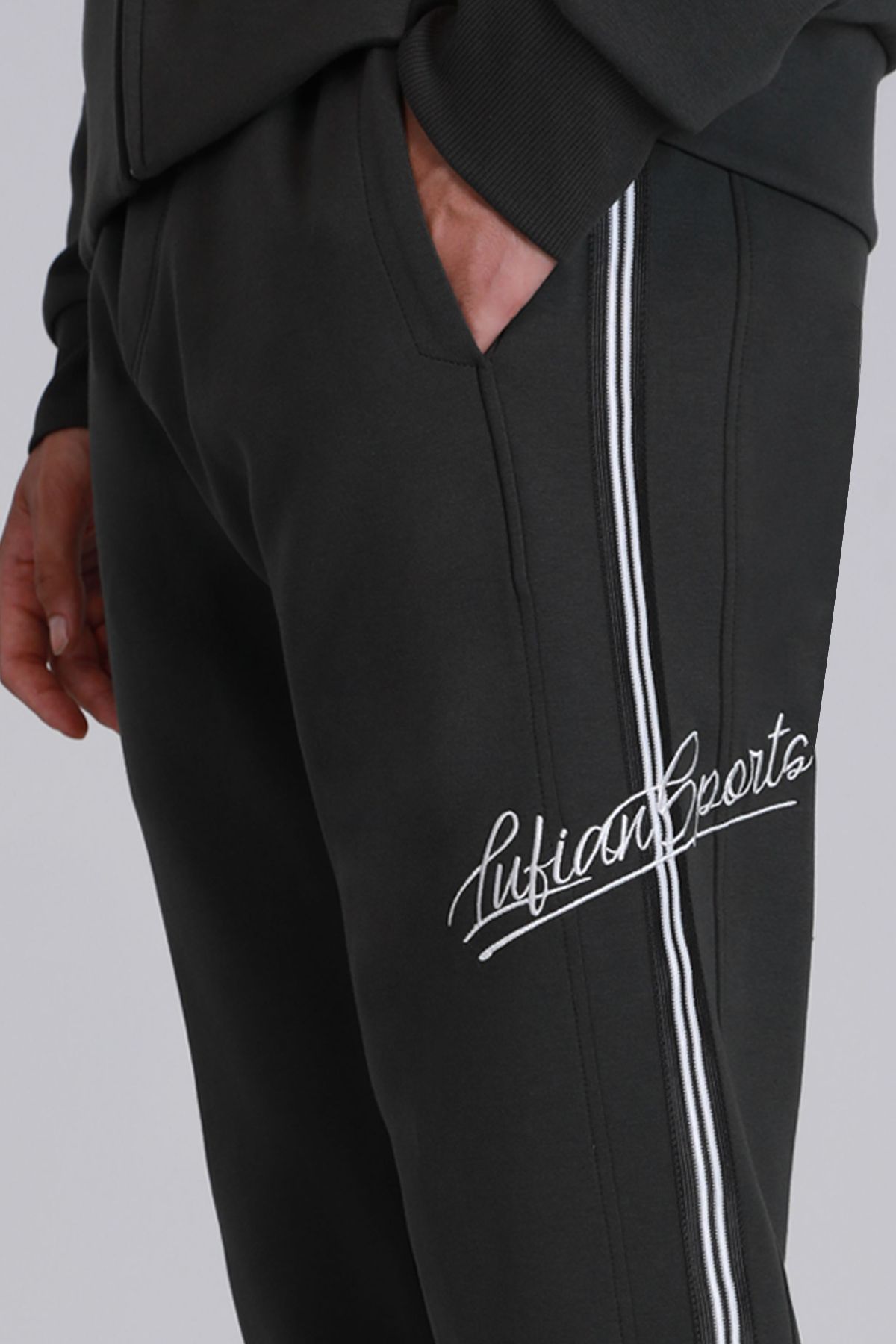 Lufian-Roader Men's Sweatpants - Dark Green 3