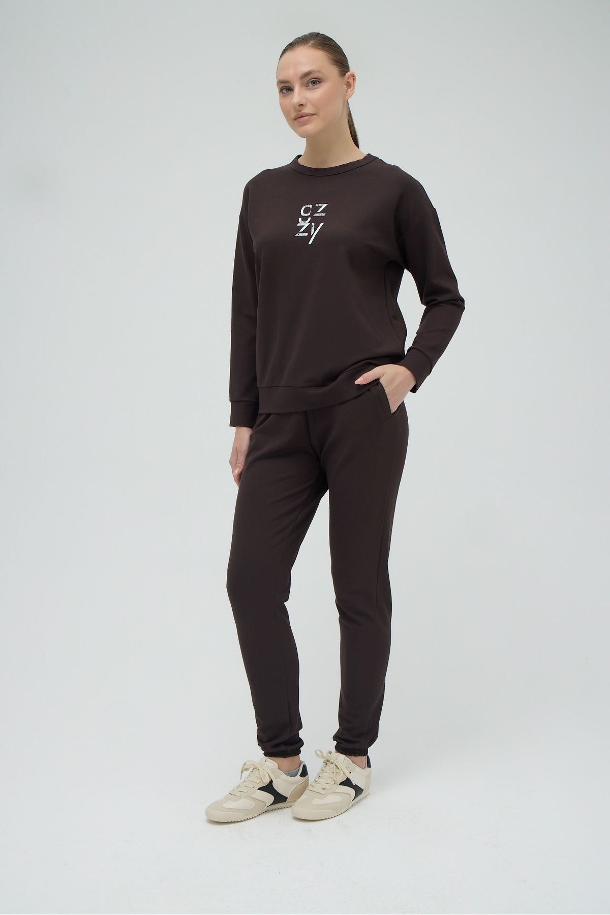 Sevim-Sevi̇m 21025 Printed Pants Suit 25Y 7