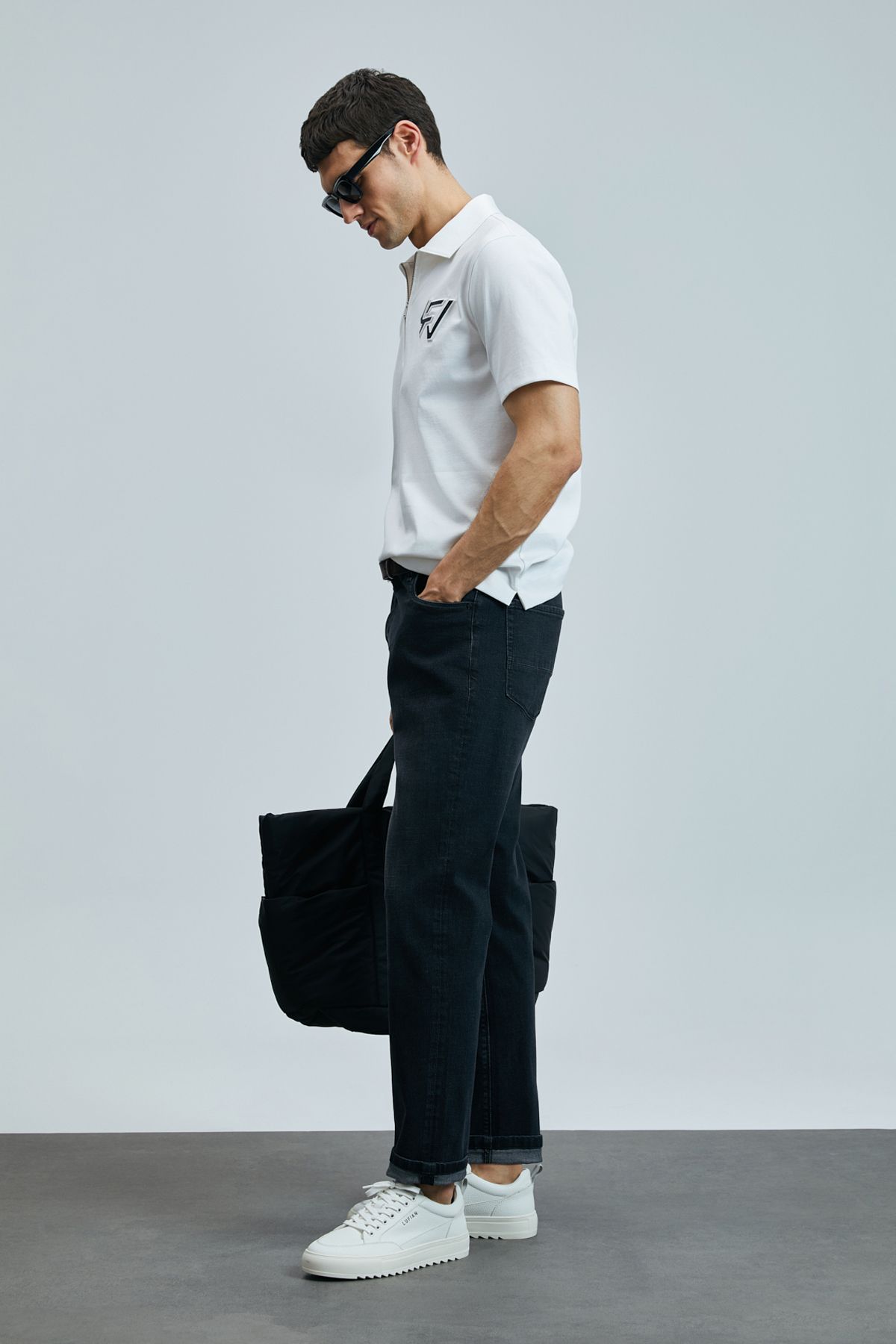 Luıco Smart Jean Erkek Pantolon Regular Fit Antrasit - 2