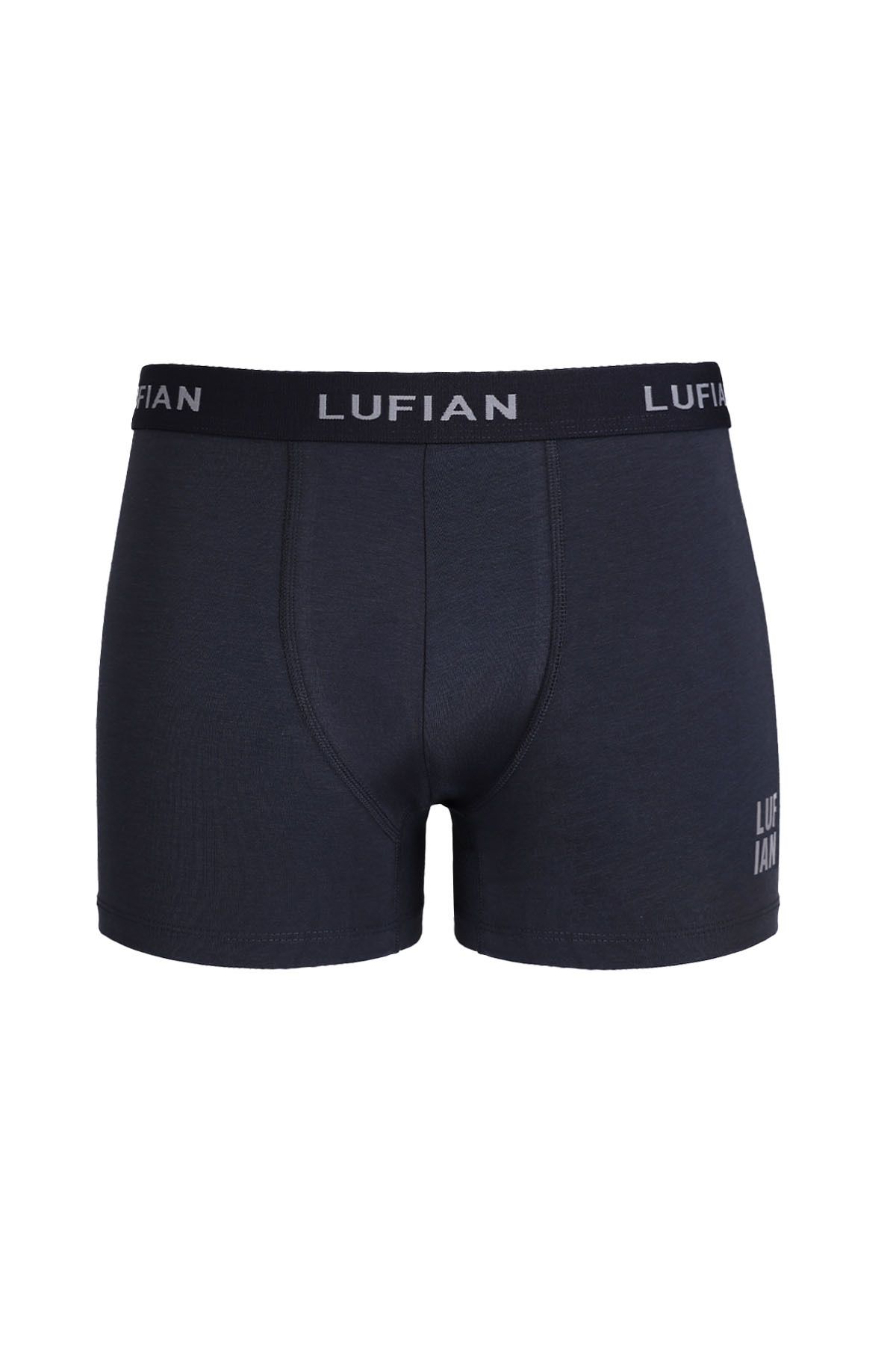 شورت باکسر خاکستری مردانه آنتراسیت بوکسور پنبه اورجینال لوفیان Lufian
