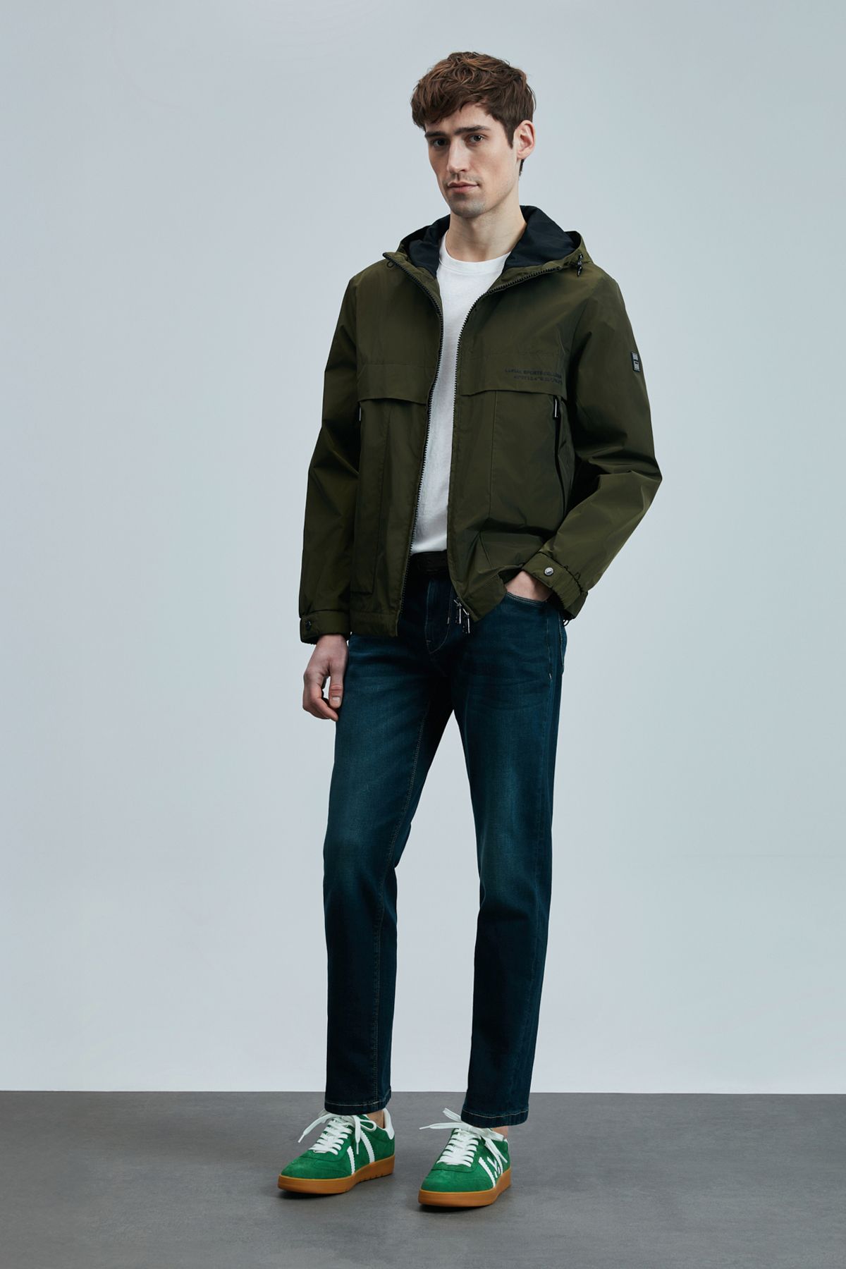 Lufian Pele Smart Jean Erkek Pantolon Slim Fit Mavi