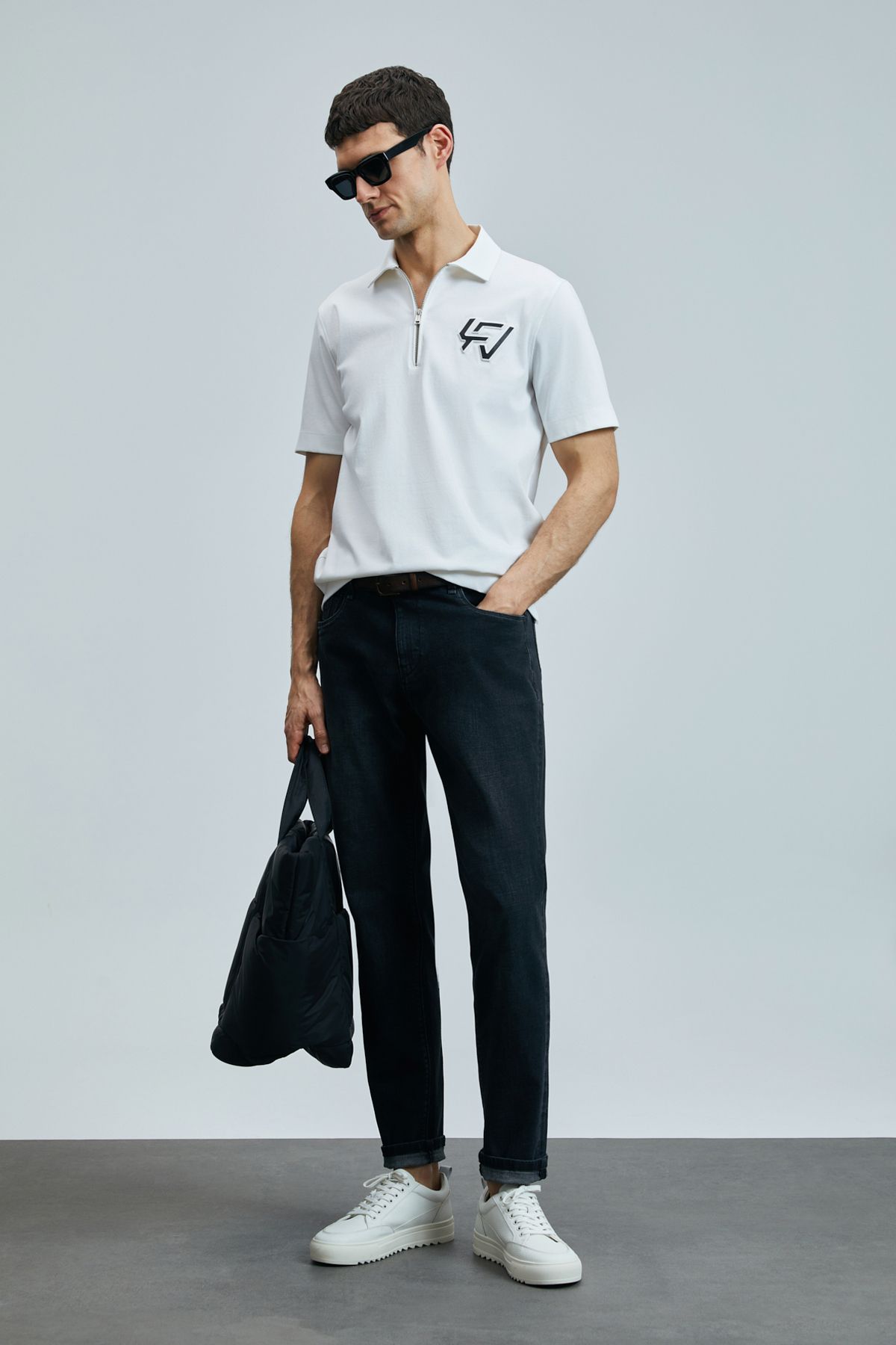 Luıco Smart Jean Erkek Pantolon Regular Fit Antrasit - 5