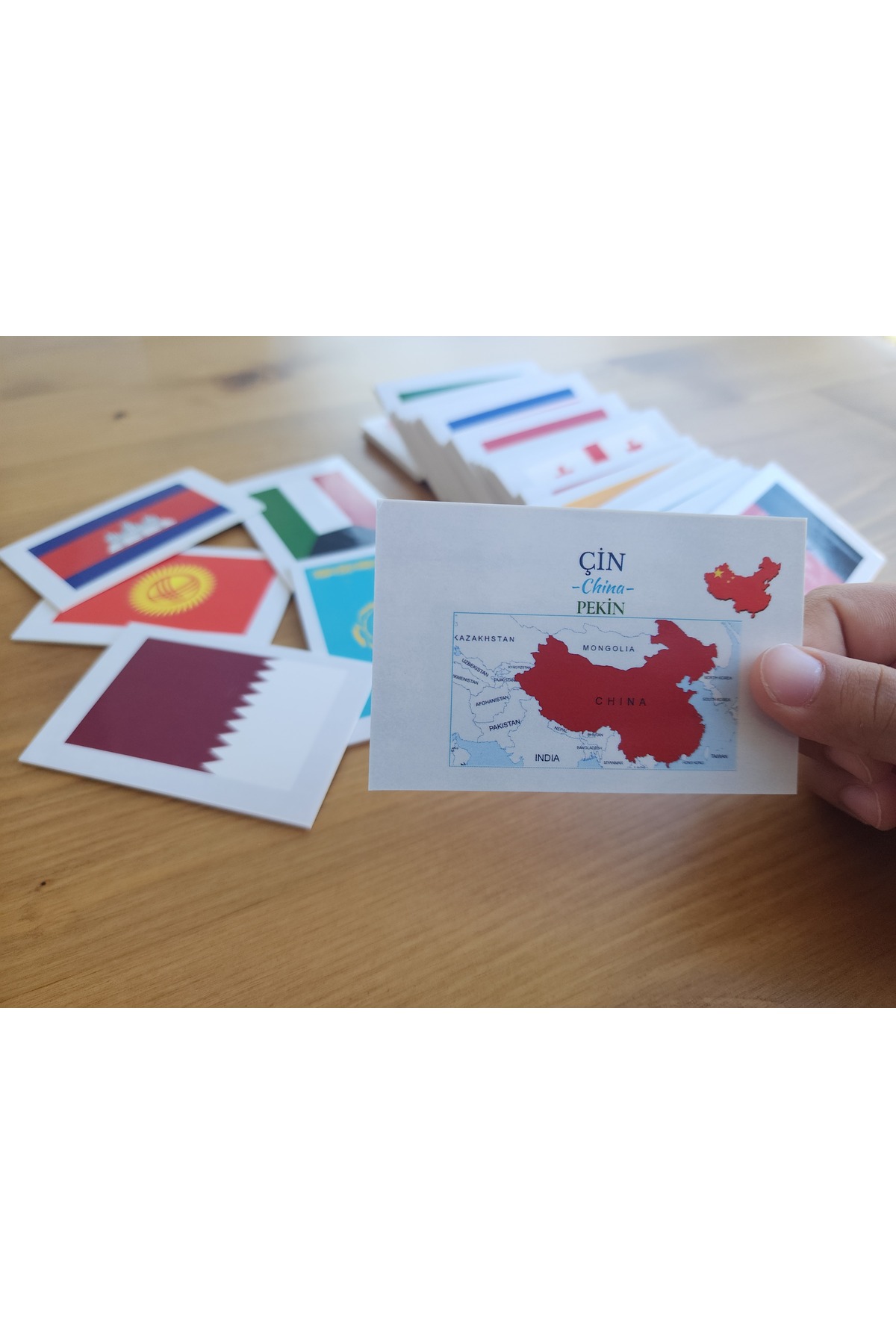 کشورهای آسیا - نقشه - پرچم - پایتخت‌ها - کارت‌ها