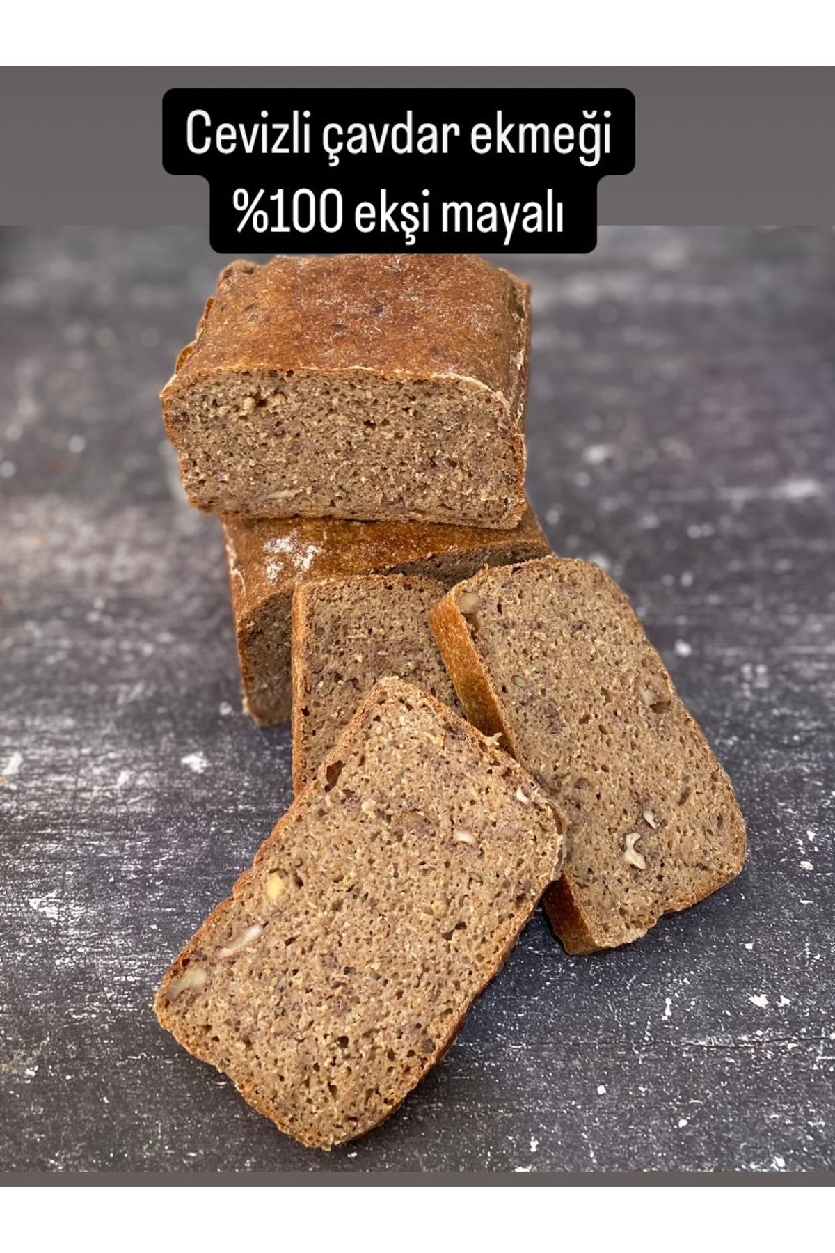 EV İŞİ Cevizli çavdar ekmeği