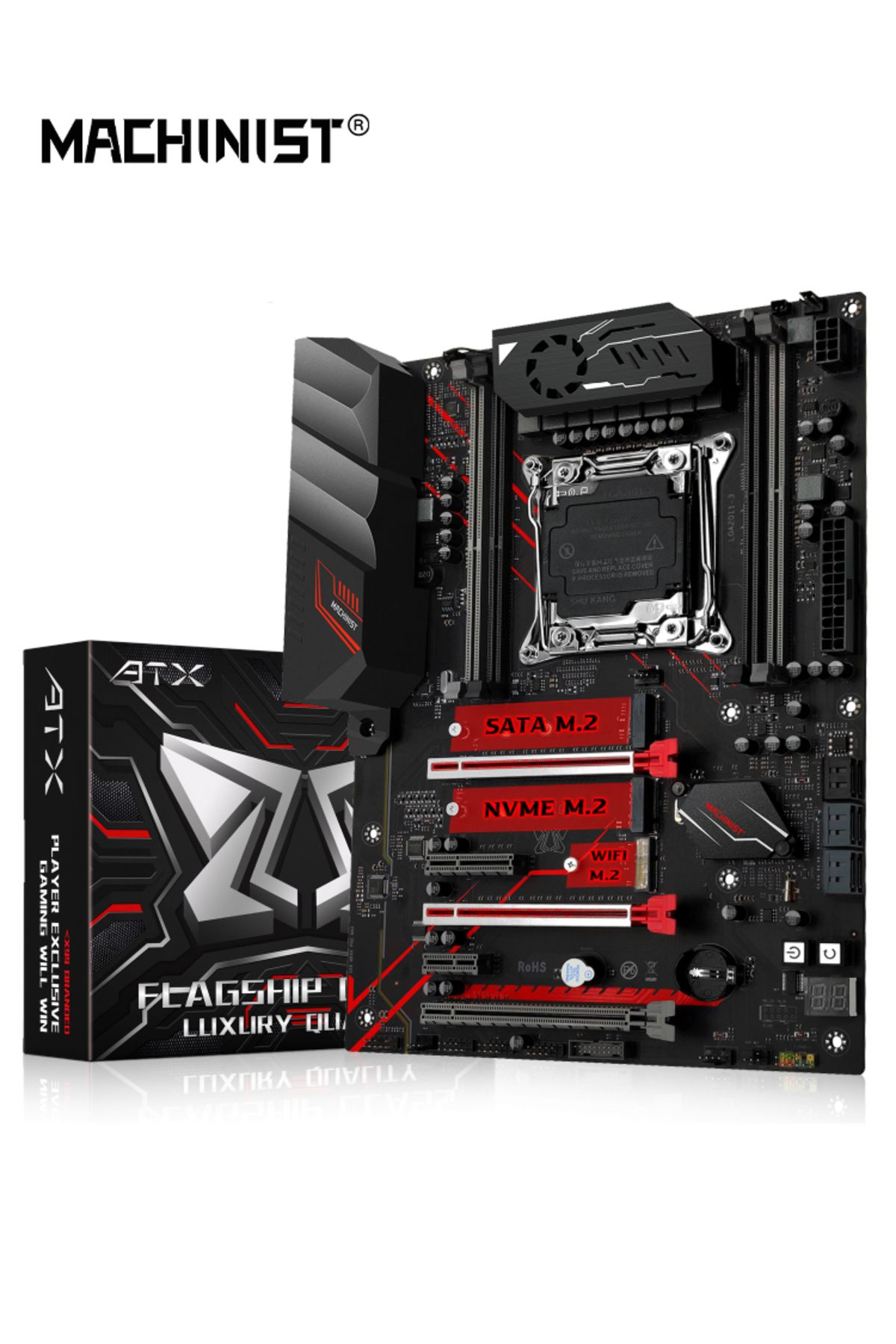 Choice-Motherboards Machinist X99 Mr9a Pro Max Motherboard Support Lga 2011-3 Intel Xeon E5 V3&v4 Cpu Proce 8