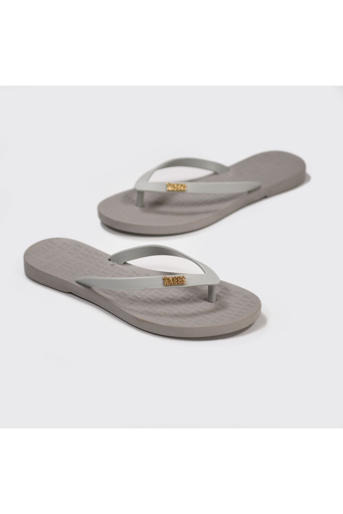 Tkees-Women's Gray Flip Flops Beach Slippers Tk-P204 1