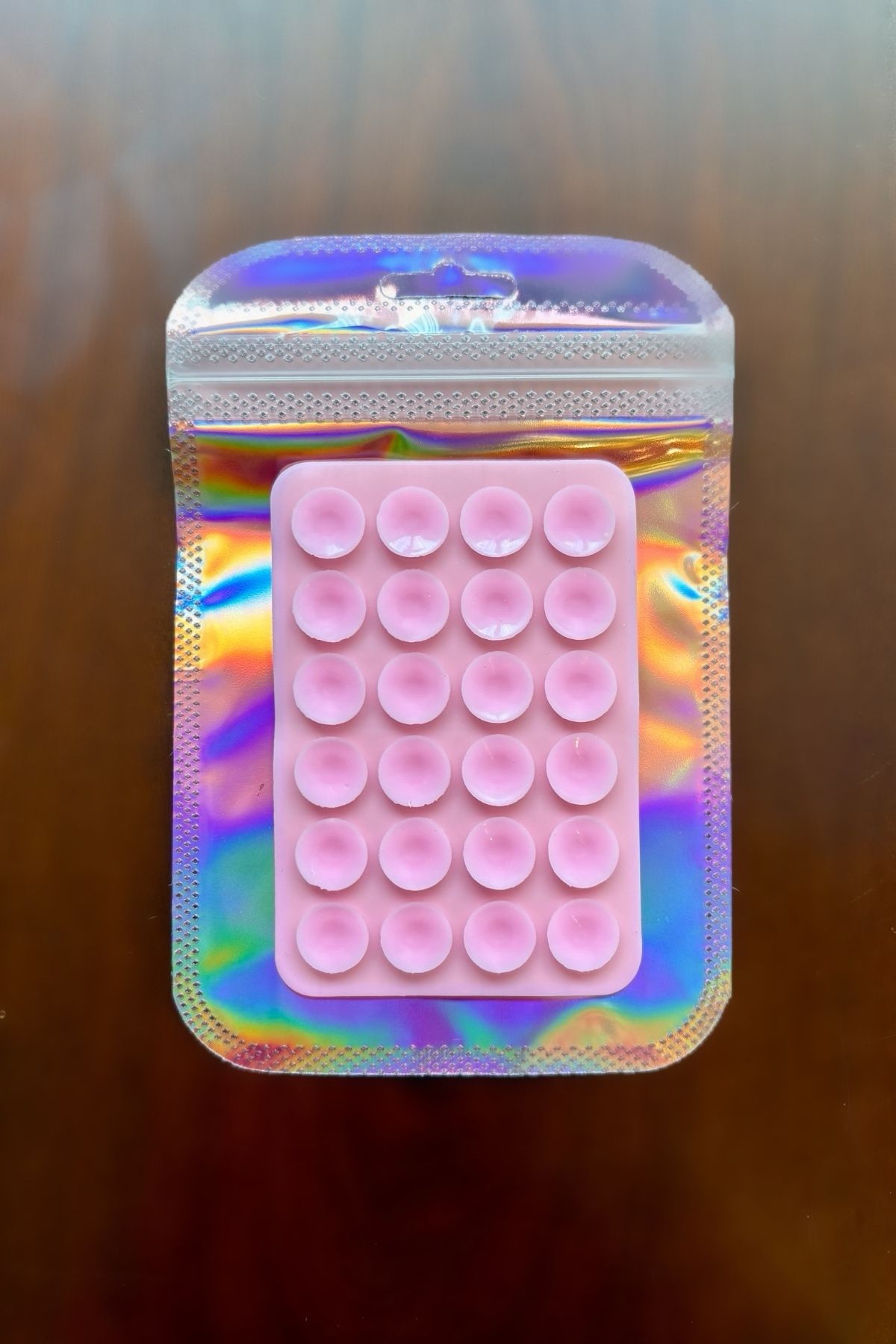 Metanoyaco Silikon Vantuzlu Telefon Tutacağı, Yapışkanlı Cep telefonu Tutacağı (1 adet, pembe)