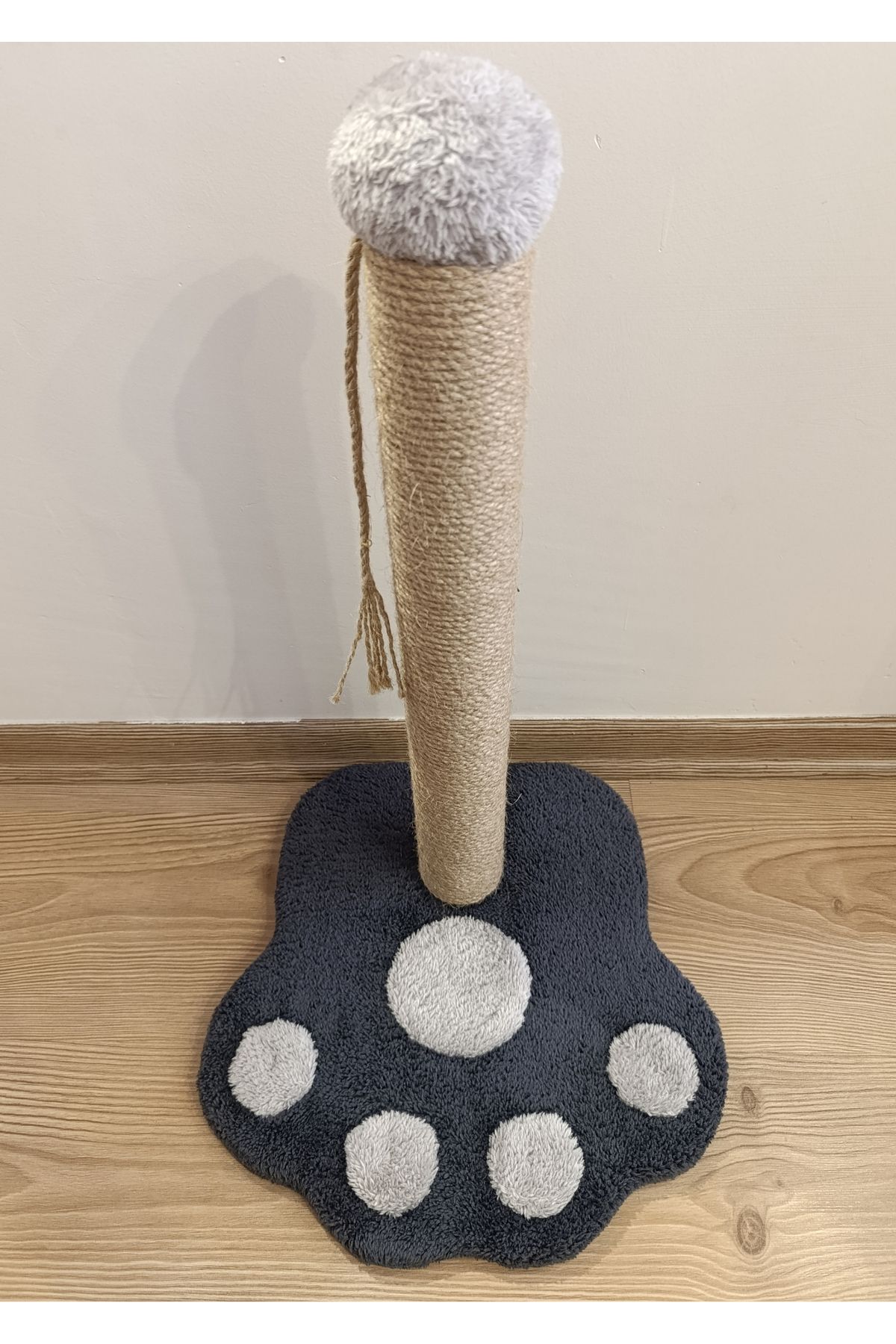 Rexon-Cat Scratching Board with Paw Model 50 cm Large Size Scratching Cat Playground with Plush Head 4