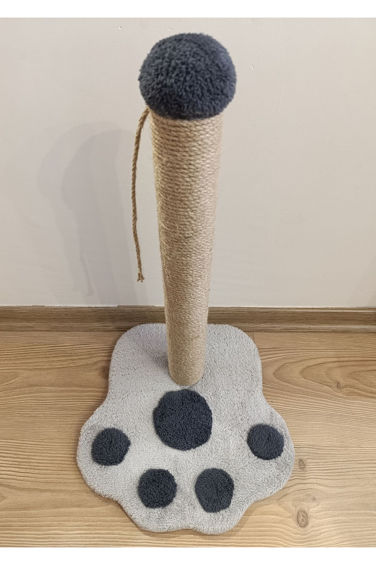Rexon-Cat Scratching Board with Paw Model 50 cm Large Size Scratching Cat Playground with Plush Head 4