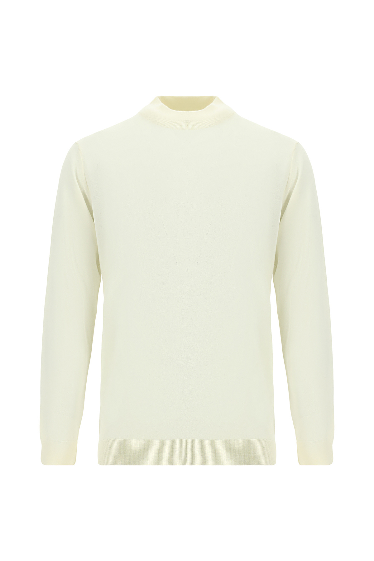 عبدالله کیگیلی ژاکت بافتنی پشمی کشمیری یقه باتو معمولی