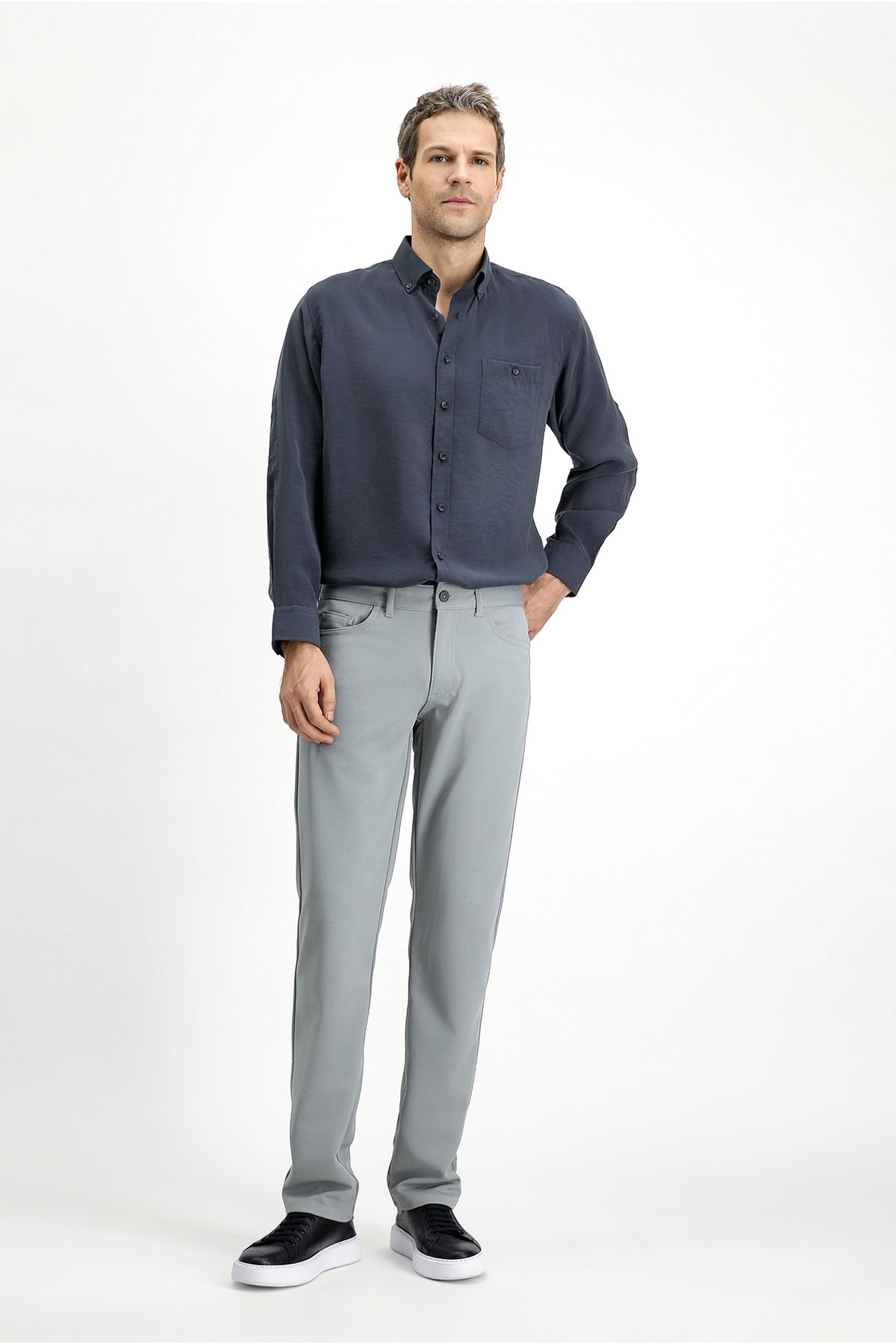 POLO CLUB Relax Fit Rahat Kesim Kanvas / Chino Pantolon