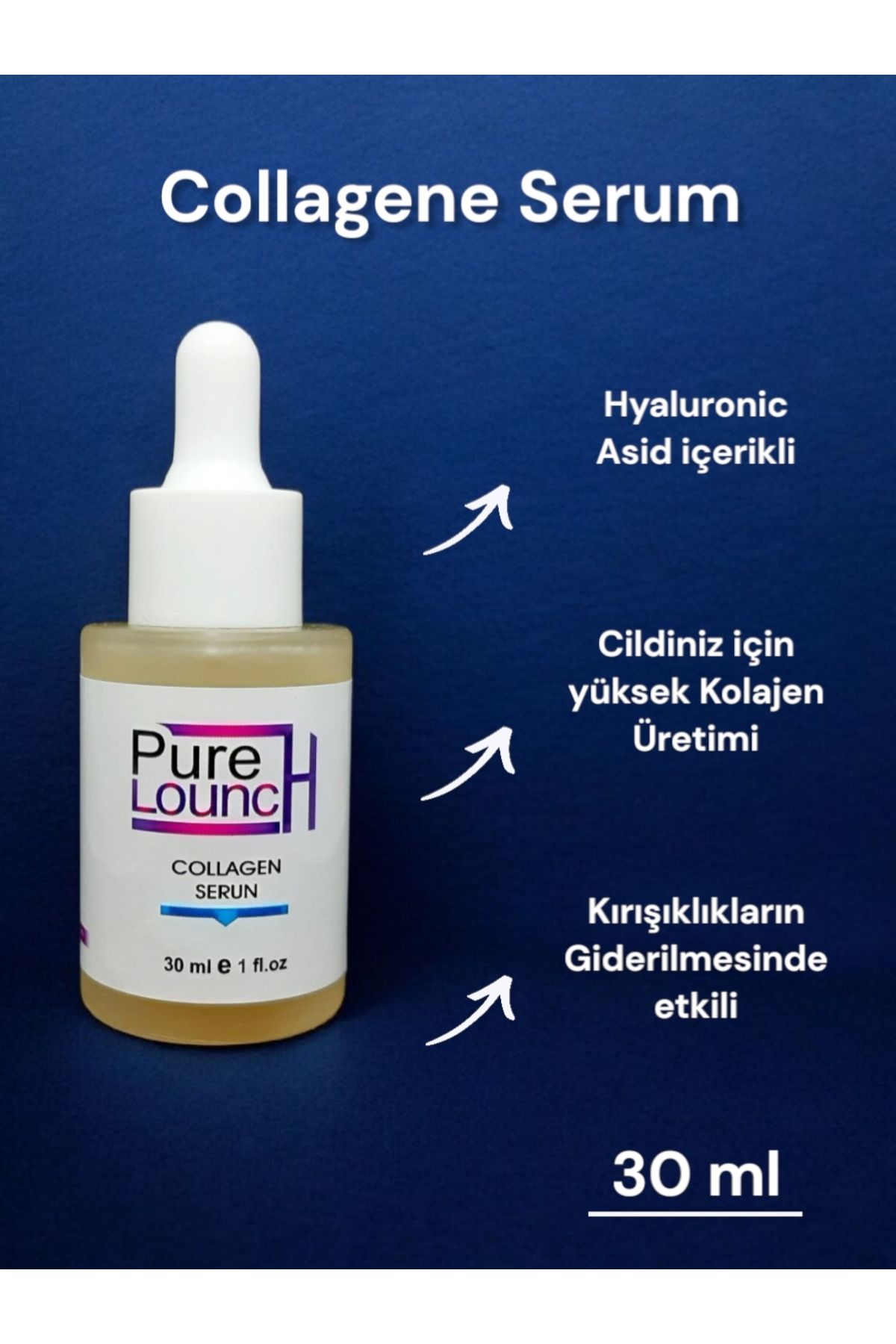 Pure Lounch Kolajen Serum , Collagene Serum 30 ml
