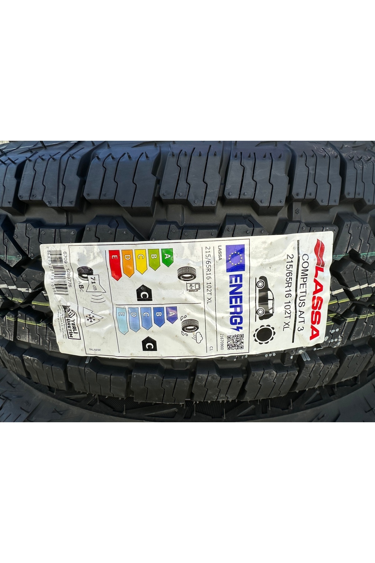 Lassa 215/65R16 102T XL COMPETUS A/T 3 (ÜRETİM YILI:2025) - Fiyatı