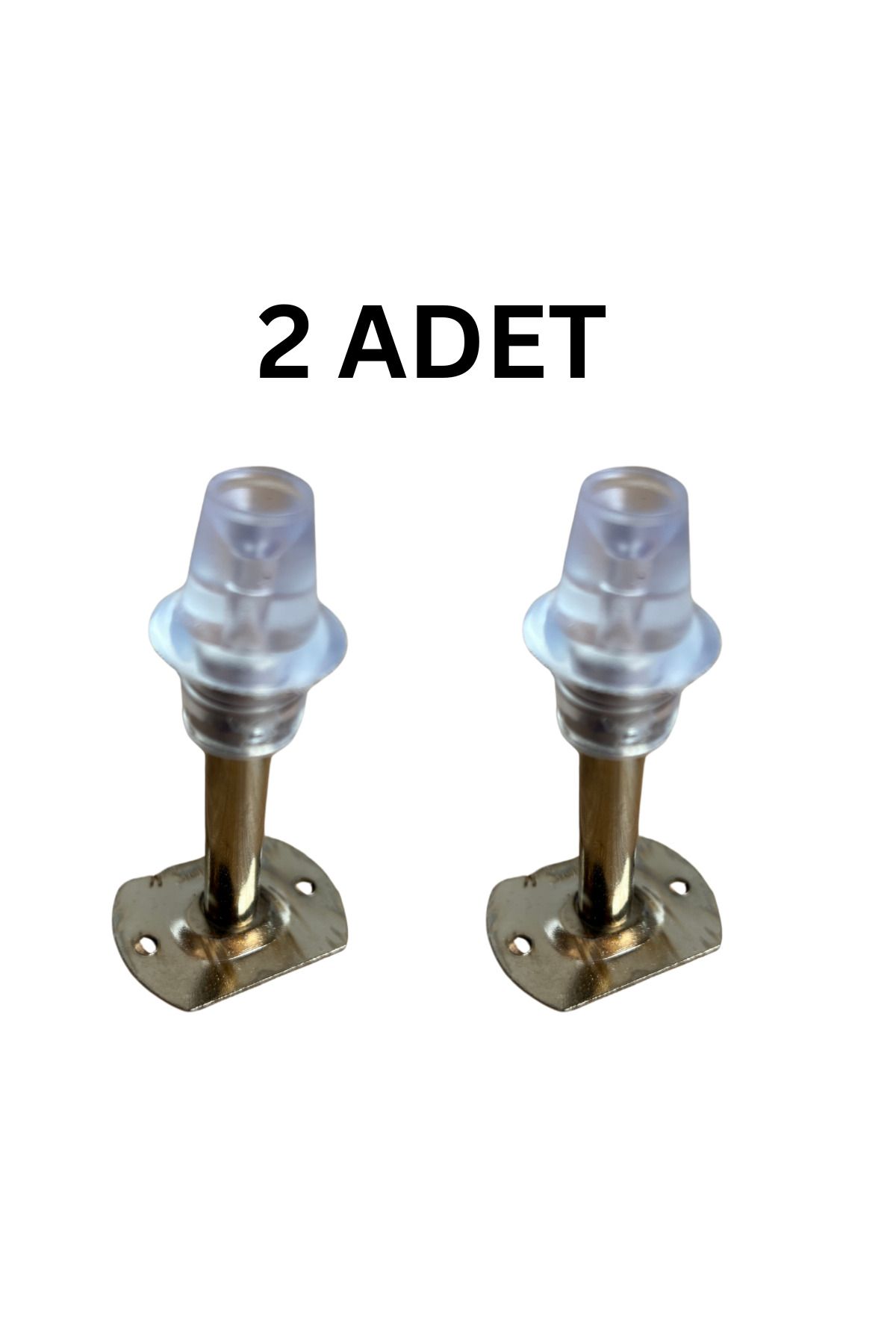 HAMADEX 6 Adet Mobilya Kapi Pencere Arkasi Stoperi Kapi Tamponu Metal Gövde 8cm Tutucu Durdurucu
