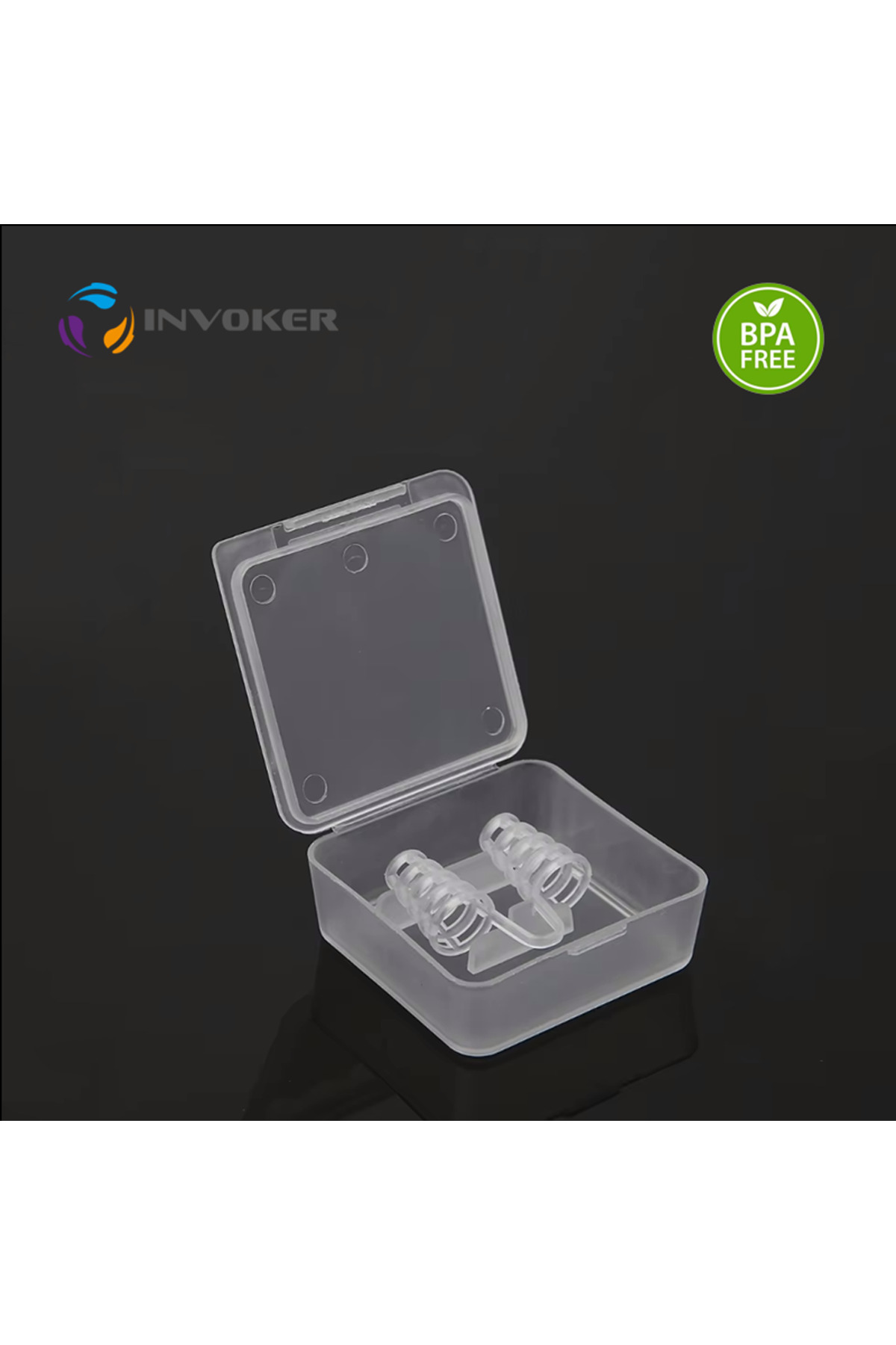 INVOKER-Anti-Snoring Nasal Dilator Intranasal Silicone Apnea Apparatus Nostril Nose Opener Silicone 4 Pieces m 5