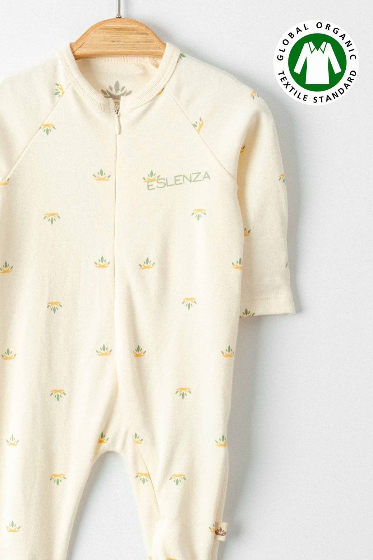 Minytrendy Kız Erkek Organik Yenidoğan Tulum Bebek Fermuarlı Tulum Takım Hastane Çıkışı Bebek Hediyelik fotoğrafı 4 (önizleme)