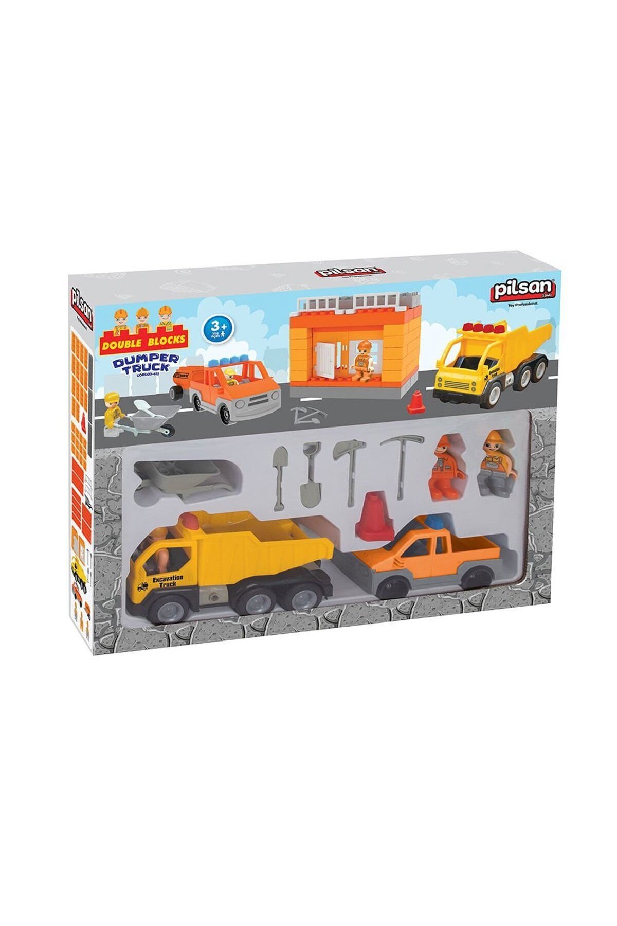 PİLSAN 03 612 Double Blocks İnşaat Seti -FABBATOYS - Fiyatı, Yorumları