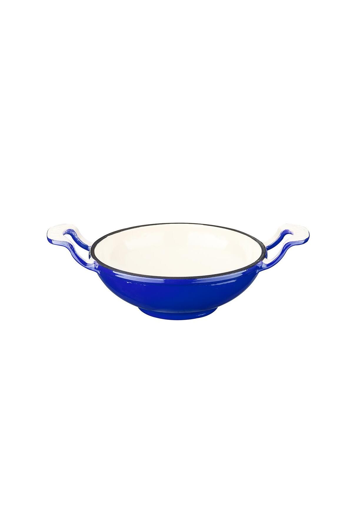Lava-Cast Mini Wok with Solid Handle and Glass Cover Edition Series Diameter(Ø)16cm 3