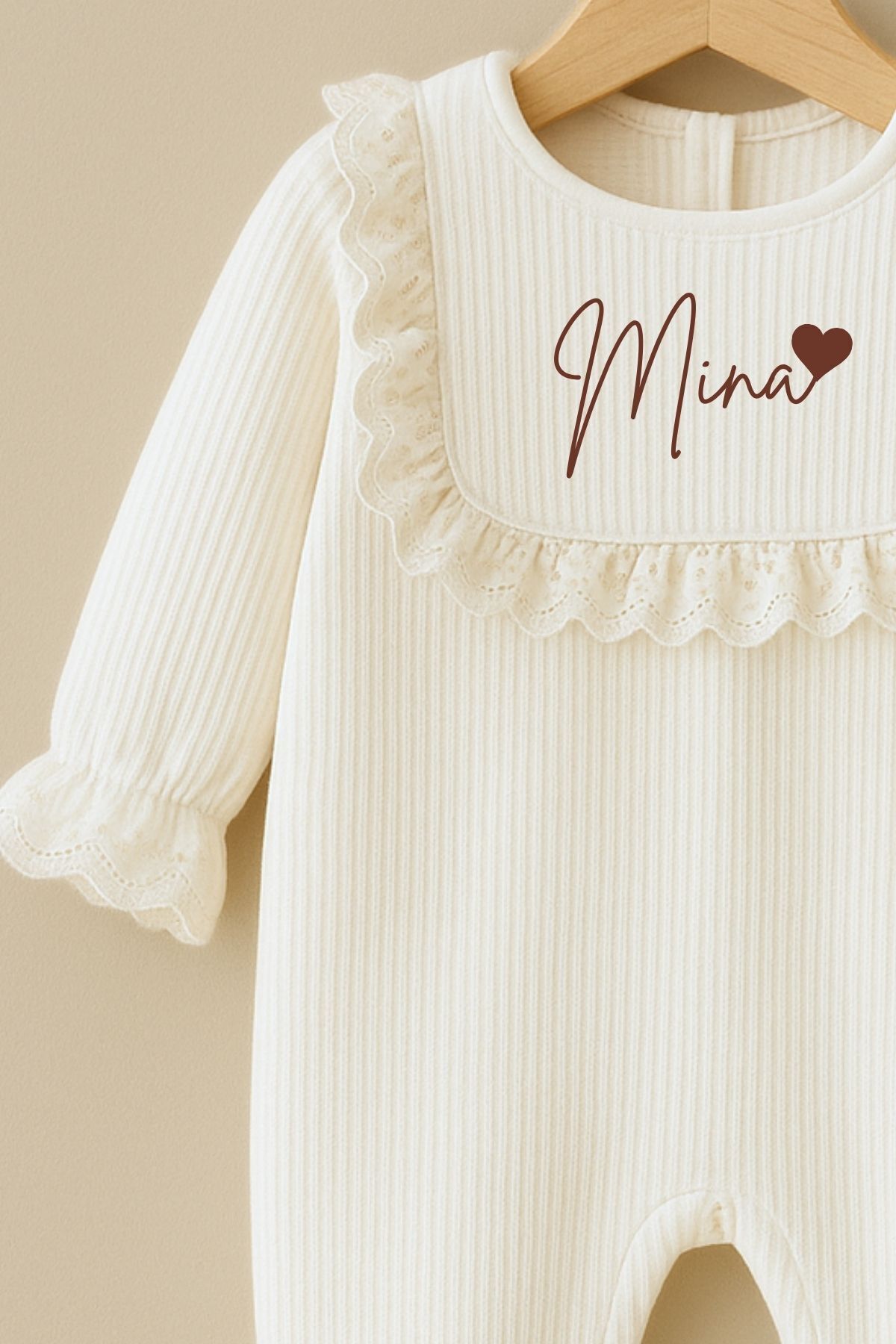 Minytrendy Kız Bebek İsim Nakışlı Yenidoğan Tulum Mevlüt Takımı Bandanalı Hastane Çıkışı Babyshower fotoğrafı 4 (önizleme)