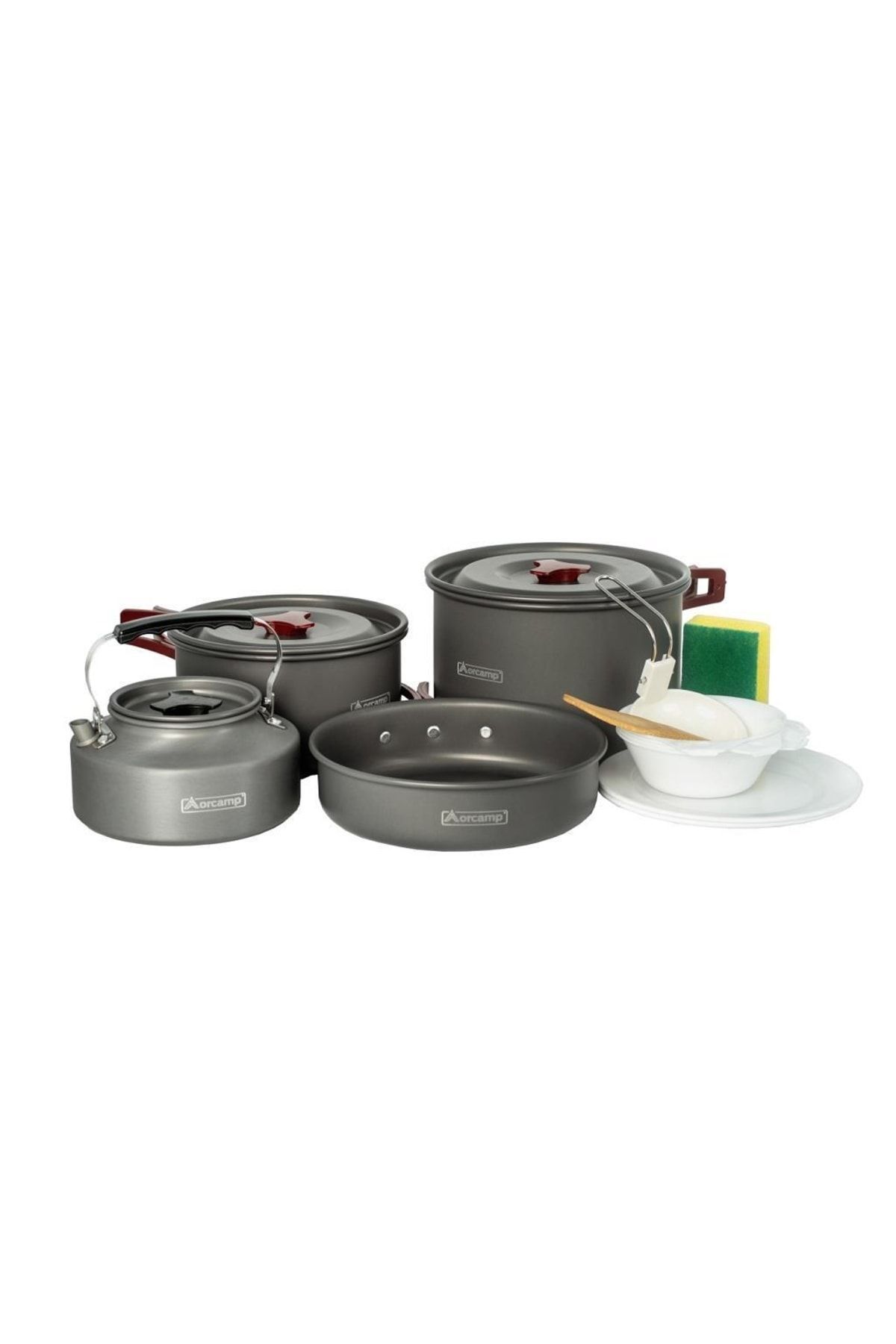Orcamp-Camping Cookware Set 4-Piece Cookware-out-1050 1