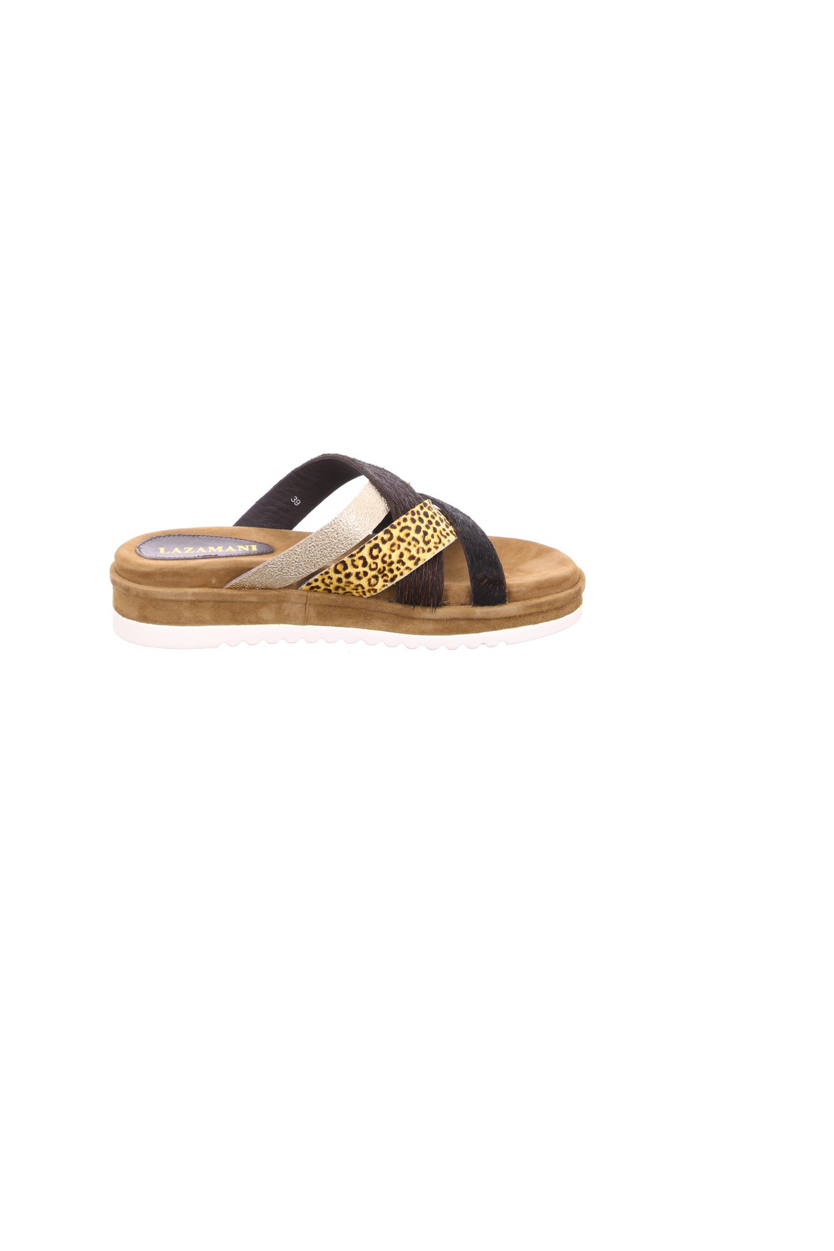 LAZAMANİ-Sandalen Für Damen In Braun 4