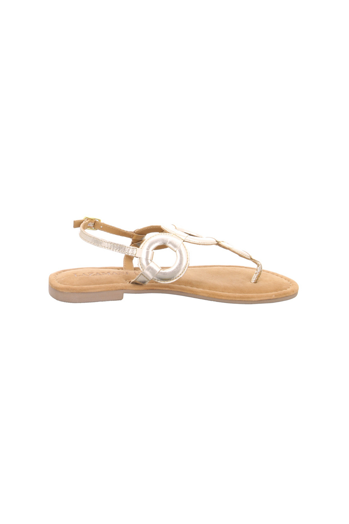 LAZAMANİ-Sandalen Für Damen In Gold 4