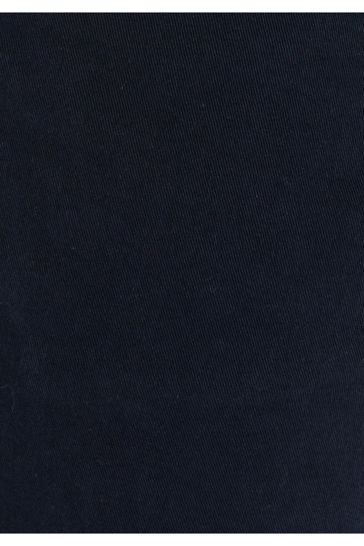 Colin's-Slim Fit Mid Waist Straight Leg Men's Navy Blue Trousers 7