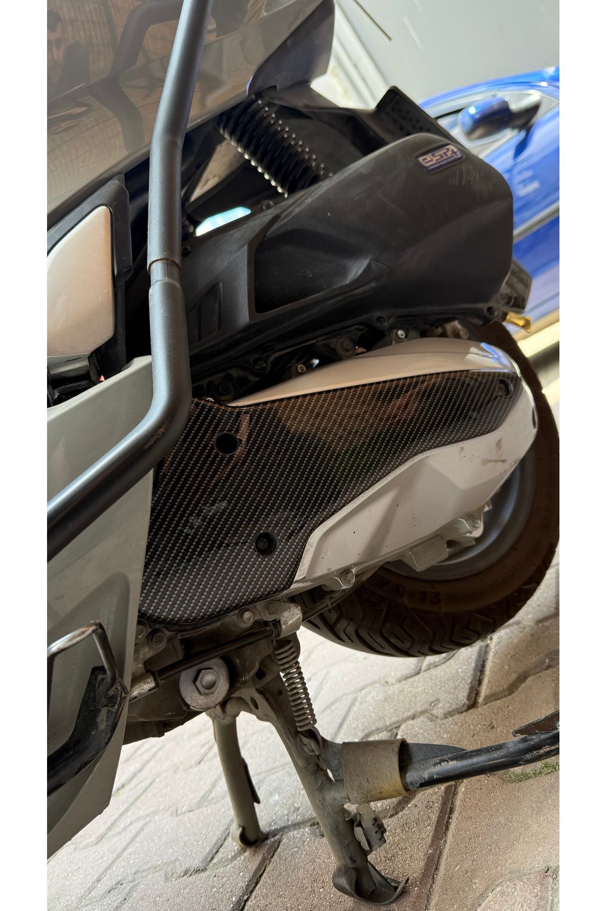 İ.S.K.STORE Pcx125 2021/2024 uyumlu arka varyatör karbon kapak