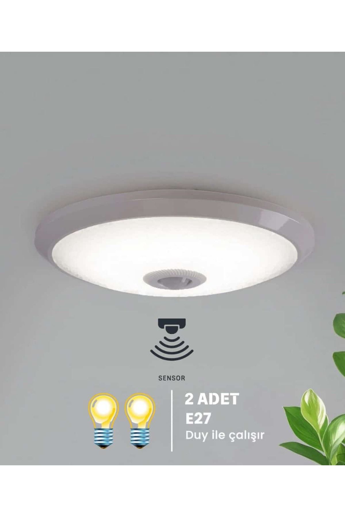 Ledarmy-Ares Group Sensor 360 Degree Motion Sensor Ceiling Light Automatic Lighting E27 Compatible 2 1