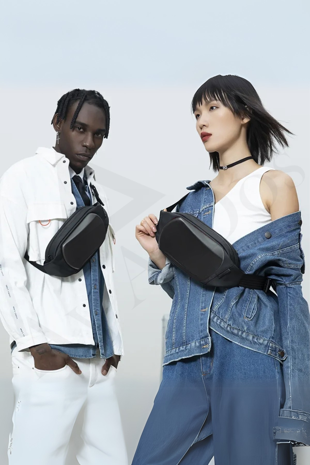 Av A Dos  Unisex Bel Çantası Kabuklu Bel Çanta Suya Dayanıklı Çapraz Göğüs Çantası Bodybag Günlük Spor Yürüyüş - Görsel 3