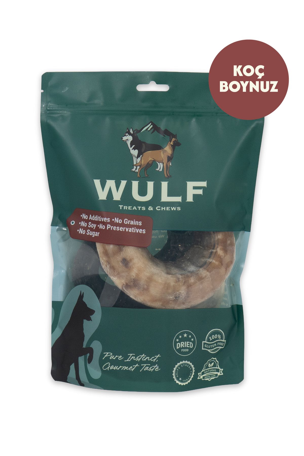 WULF %100 Doğal Boynuz Çiğneme Ödülü 2 Adet