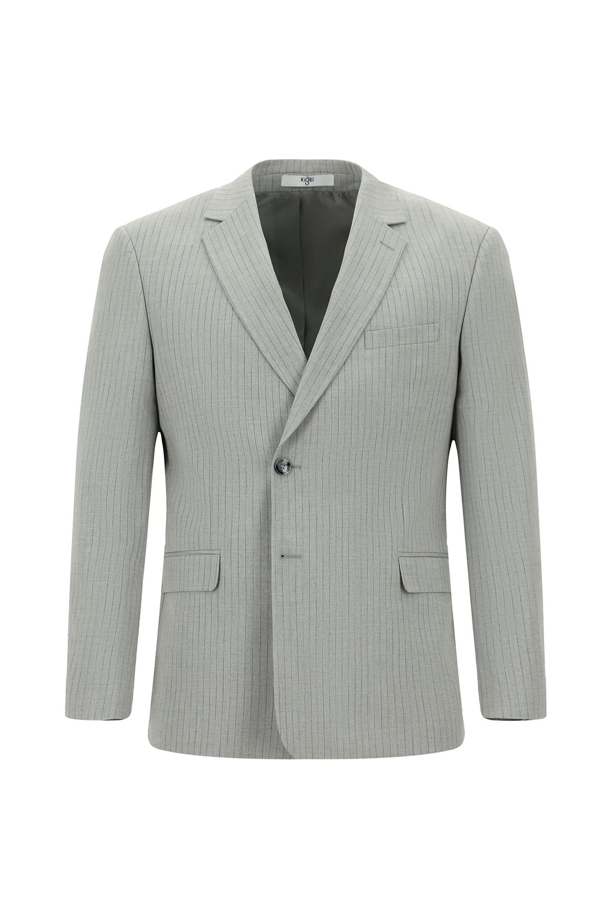 Kiğılı-Regular Fit Striped Double Breasted Suit 7
