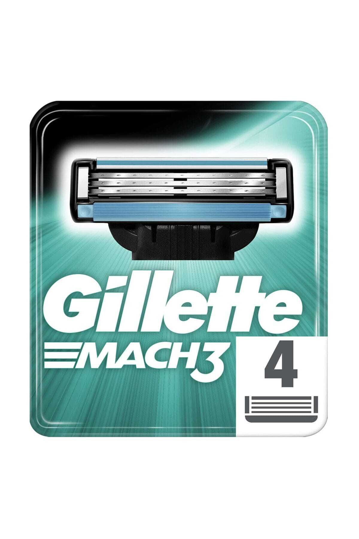 Gillette-مجموعة شفرات الحلاقة البديلة Mach3 مكونة من 4 قطع 1