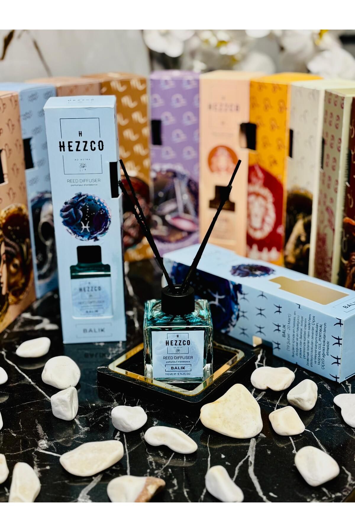 HEZZCO BALIK BURCU – BAMBU ÇUBUKLU ODA KOKUSU (110 ml)