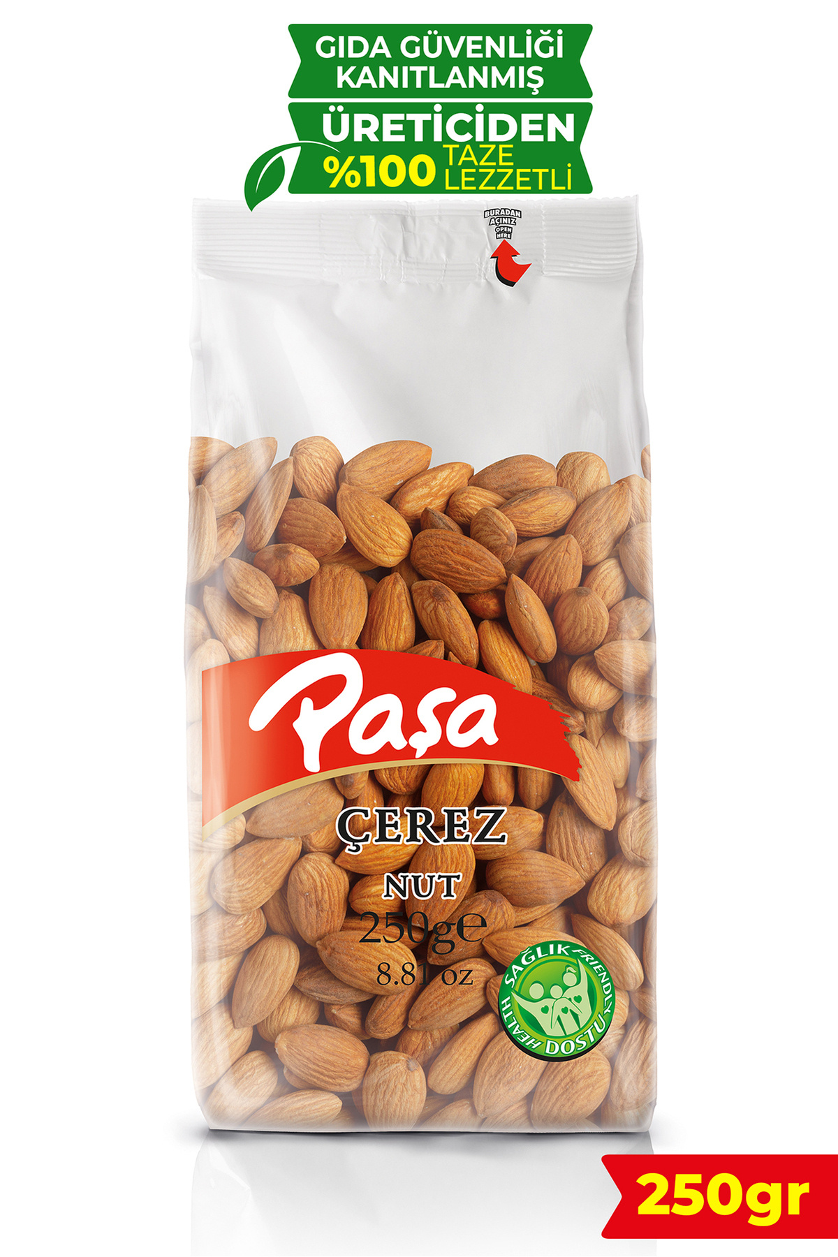 Paşa Kuruyemiş Çiğ Badem İçi 250 gr