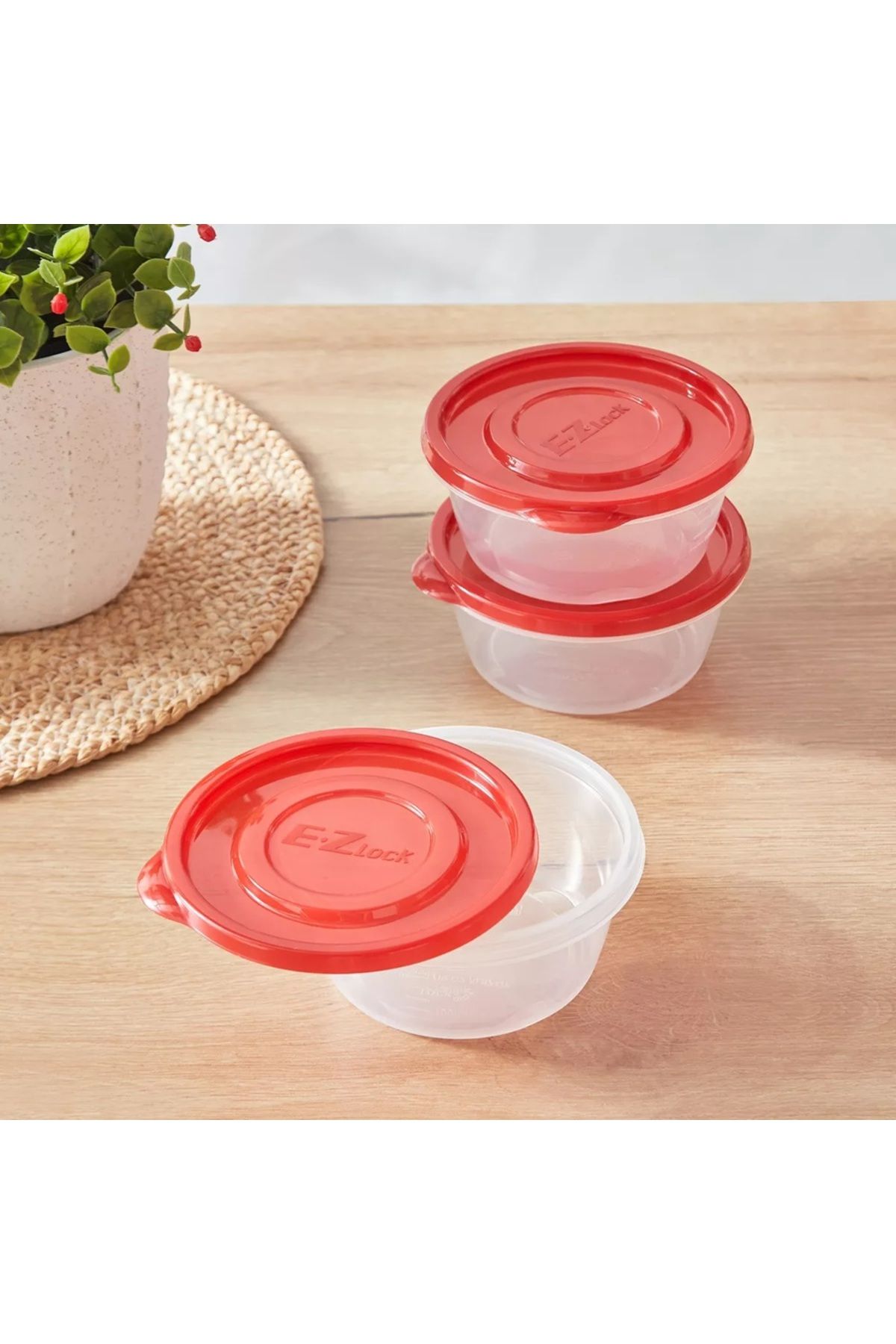 locknlock-EzLock Round Container Set - 120ml (Set of 3) 3