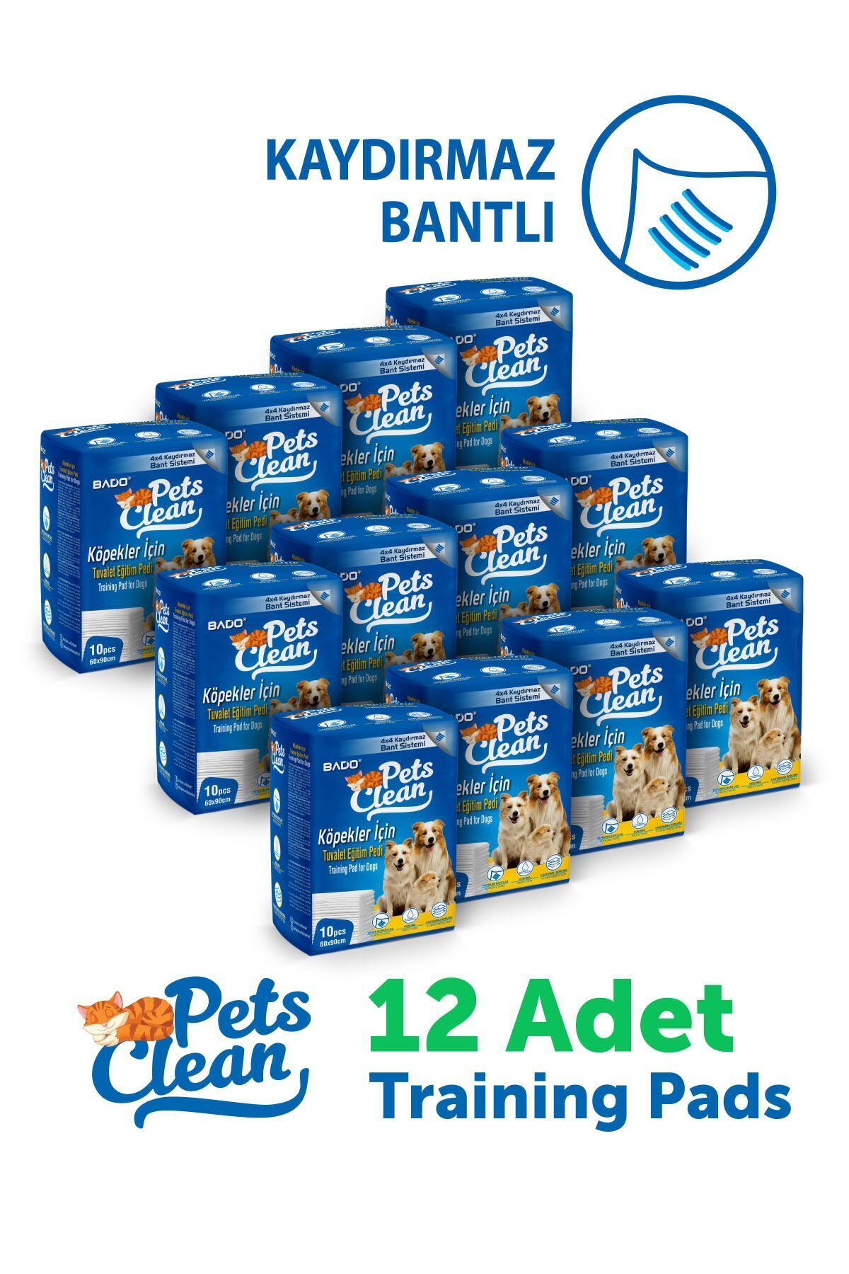Pet's Clean Pets Clean Eğitim(ÇİŞ) Pedi 10lu 60*90cm*12'li Paket