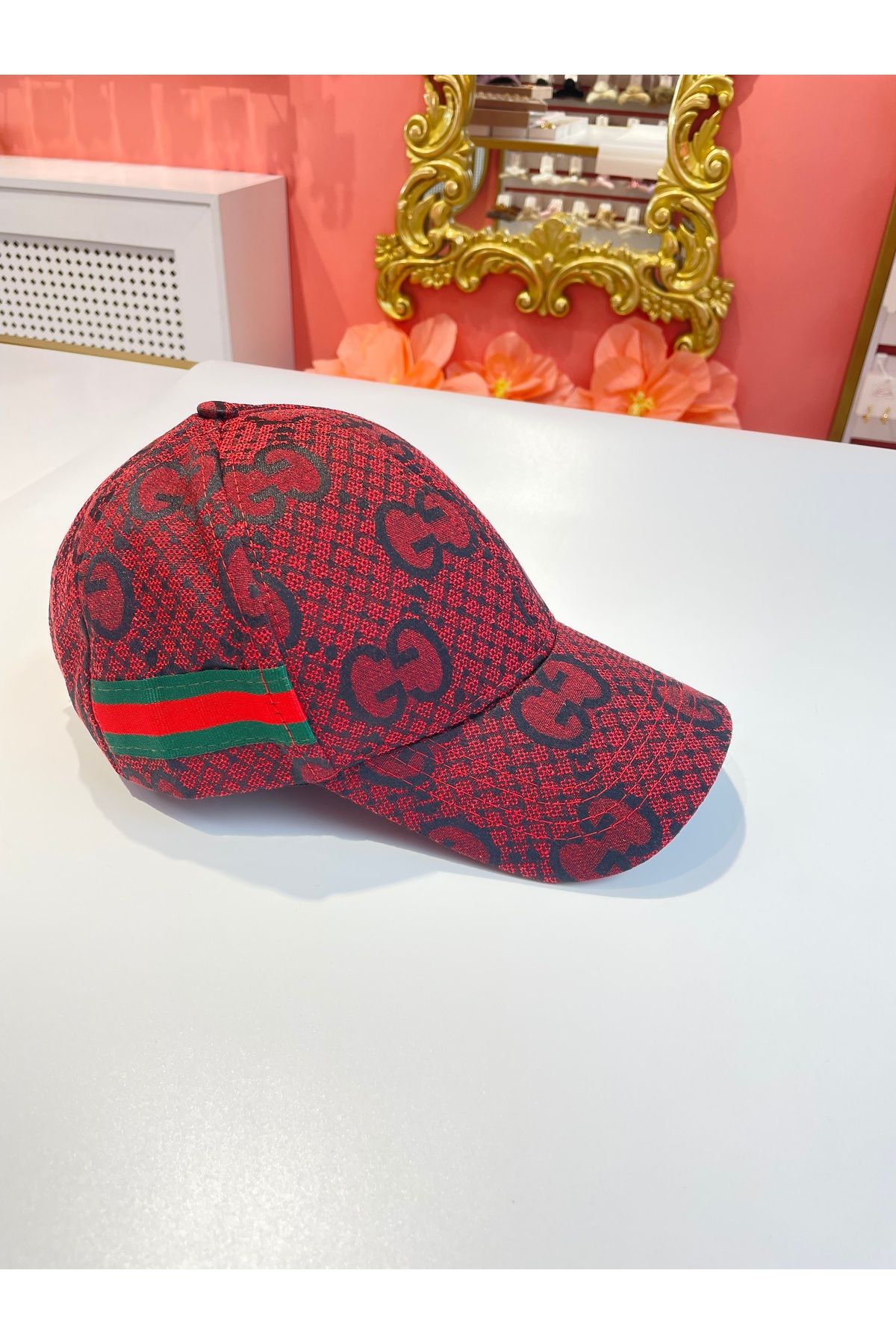 La She Accessories Gcc Unisex Bordo Şapka