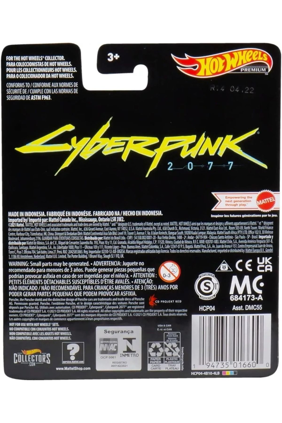 HOT WHEELS Premium Porsche 911 Turbo (930) Cyberpunk 2077 Metal Gövde HOT WHEELS Premium Porsche 911 Turbo (930) Cyberpunk 2077 Metal Gövde