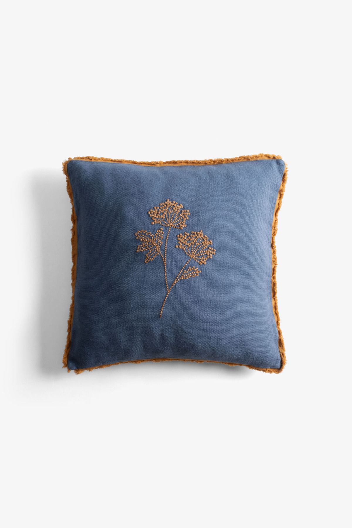 JOJOMIA Odin Kırlent Kılıfı 45x45 Denim Nakış Detaylı