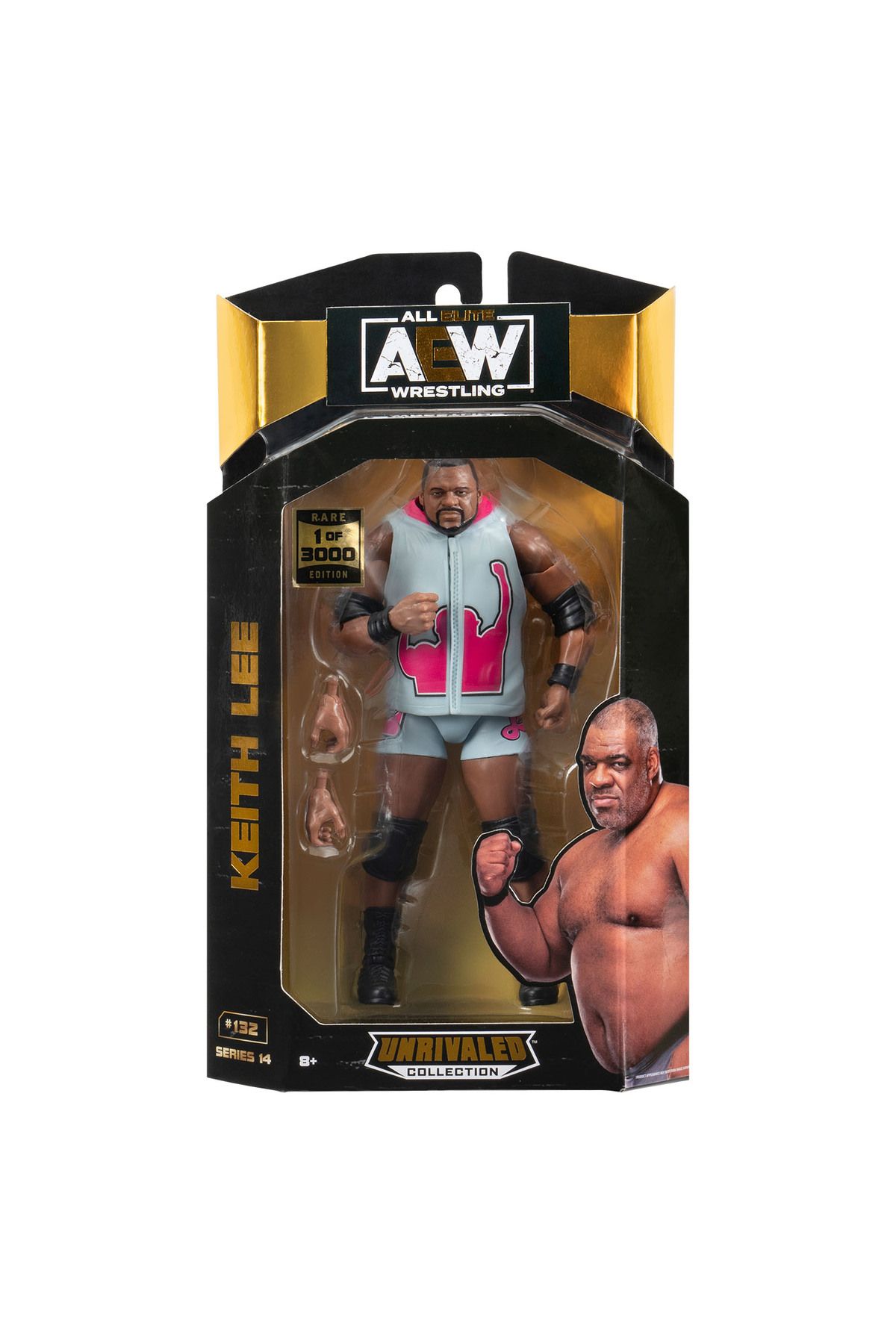 NECO TOYS-Jazwares AEW Characters Model Action Figures S14 Keith Lee 132 5