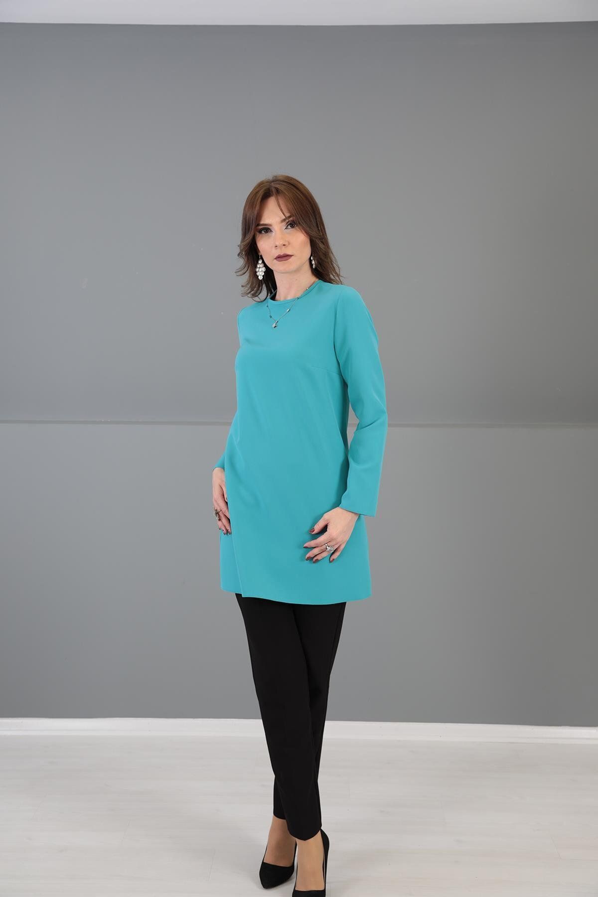 ÖNDER ÖZSOY-Sleeve Underwear-turquoise 8