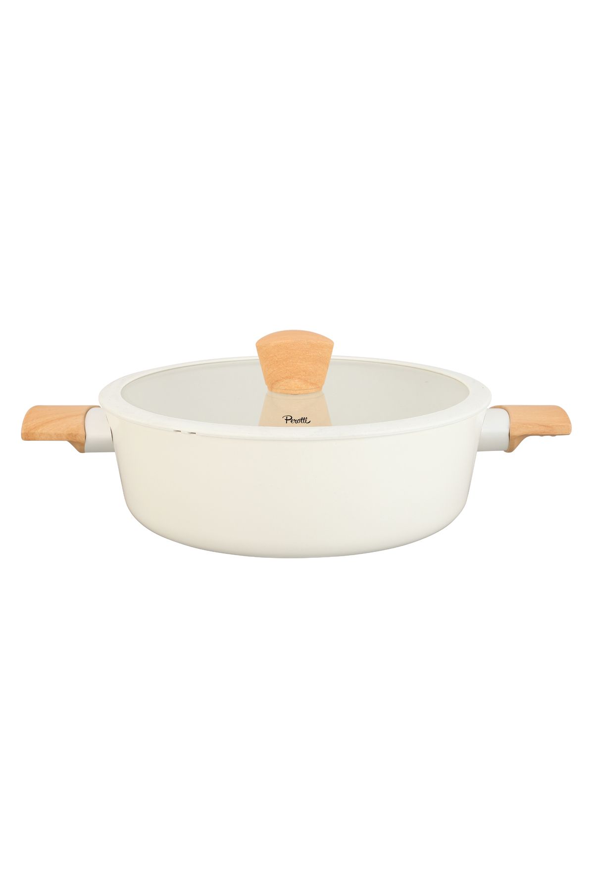 Perotti Danish Cook Beige İndüksiyon Tabanlı Karnıyarık Tencere 28 cm