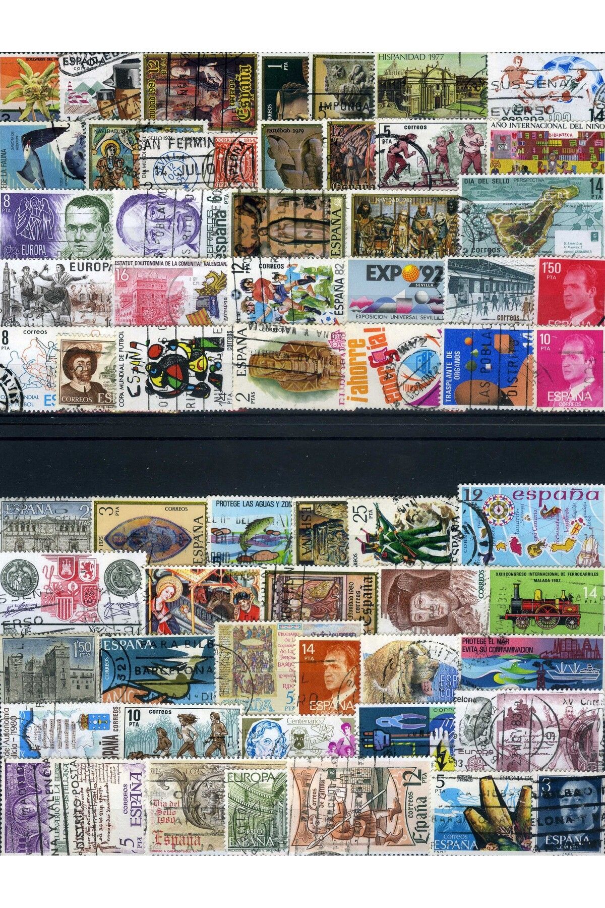 Jupiter Stamps Koleksiyon Pulları,100 Çeşit İspanyol Damgalı Koleksiyon,Konsept Hediyelik,Hobiler,ASB-711555012