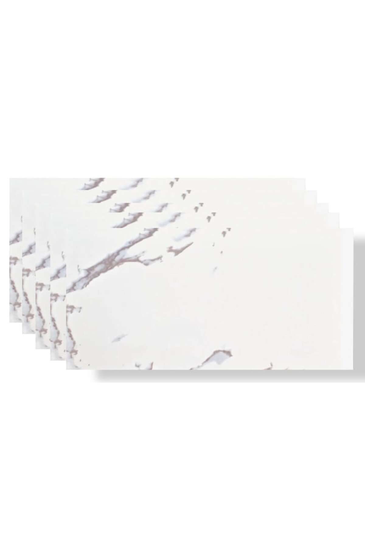 HOZRO-Set of 20 x HOZRO self-adhesive marble imitation tiles, abstract pattern, for walls 2