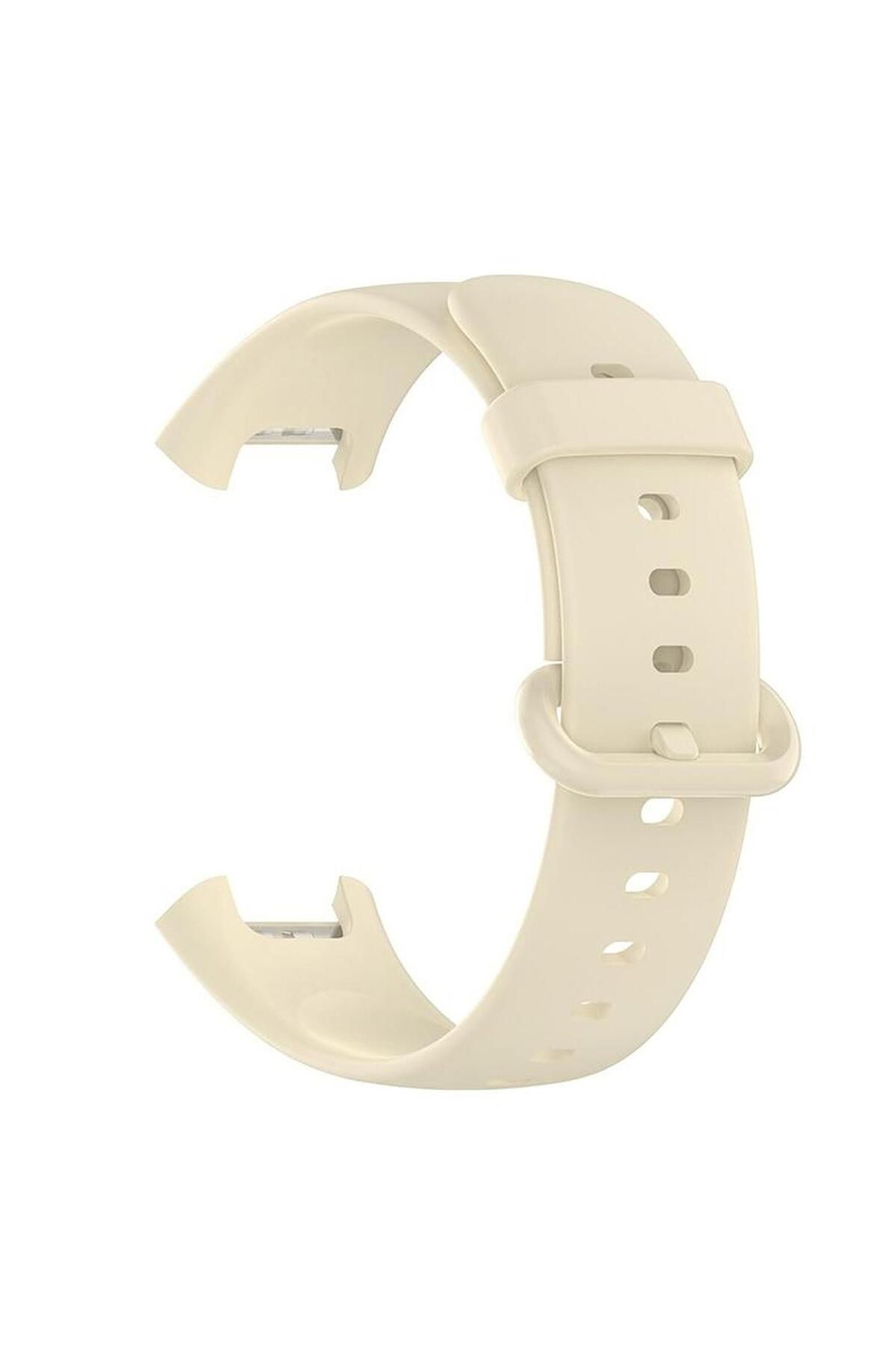 Microsonic Xiaomi Poco Watch Kordon, Silicone Sport Band Bej
