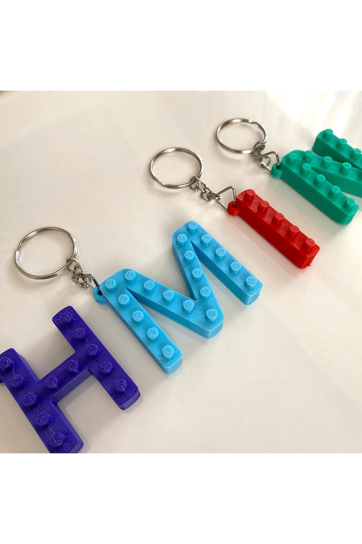 CKA Tasarım 3D Baskı Kişiye Özel Harf Anahtarlık, 3D Baskı Anahtarlık, Harf Anahtarlık