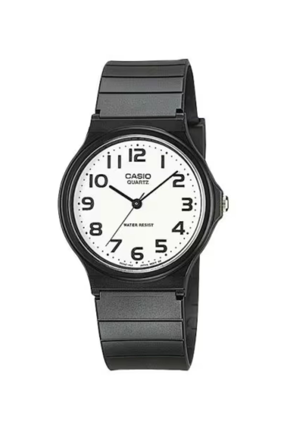 Casio-ساعة كاسيو للرجال بمينا أبيض تناظرية - MQ-24-7B2LDF 1